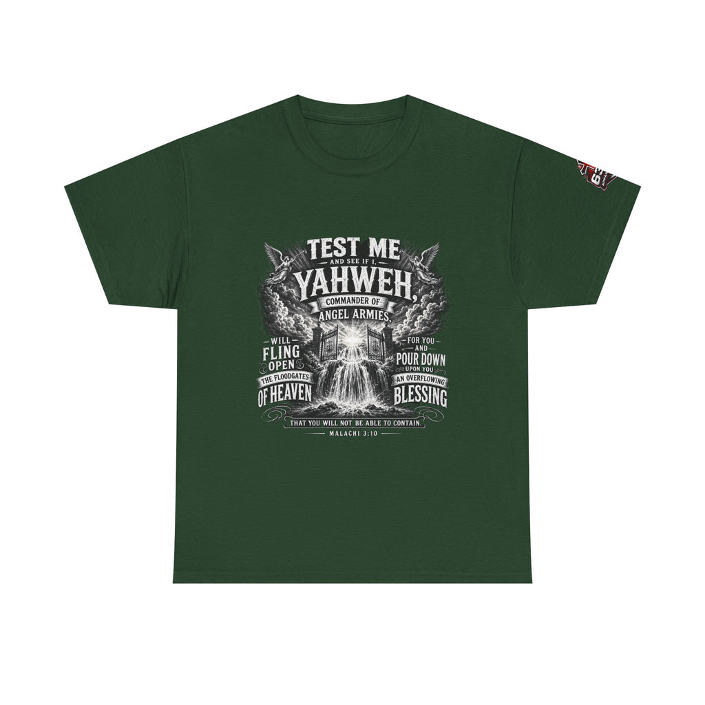Malachi 3:10 'Open the Floodgates of Heaven' T-Shirt