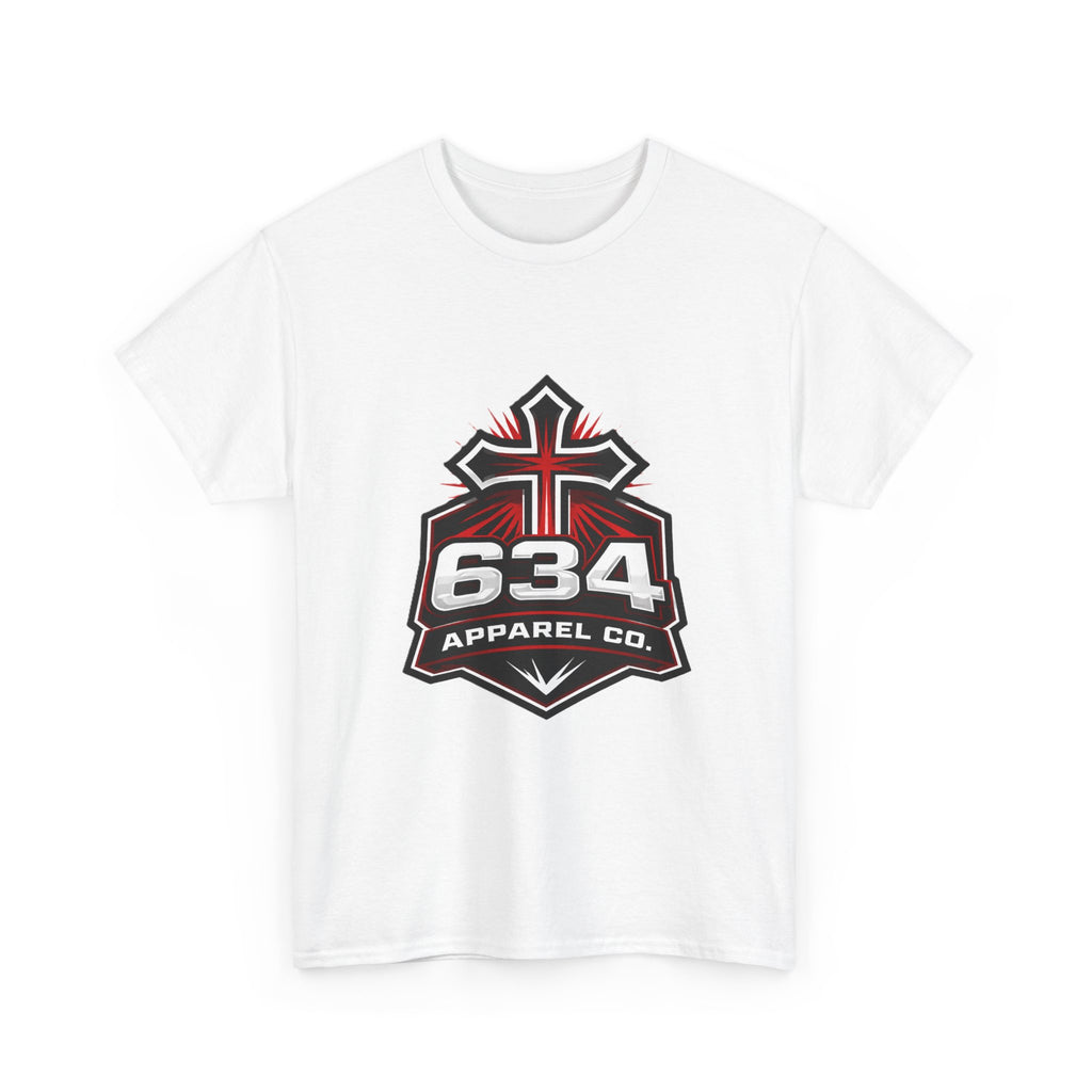 634 Apparel Co. Logo T-Shirt — Cross Shield Graphic Tee