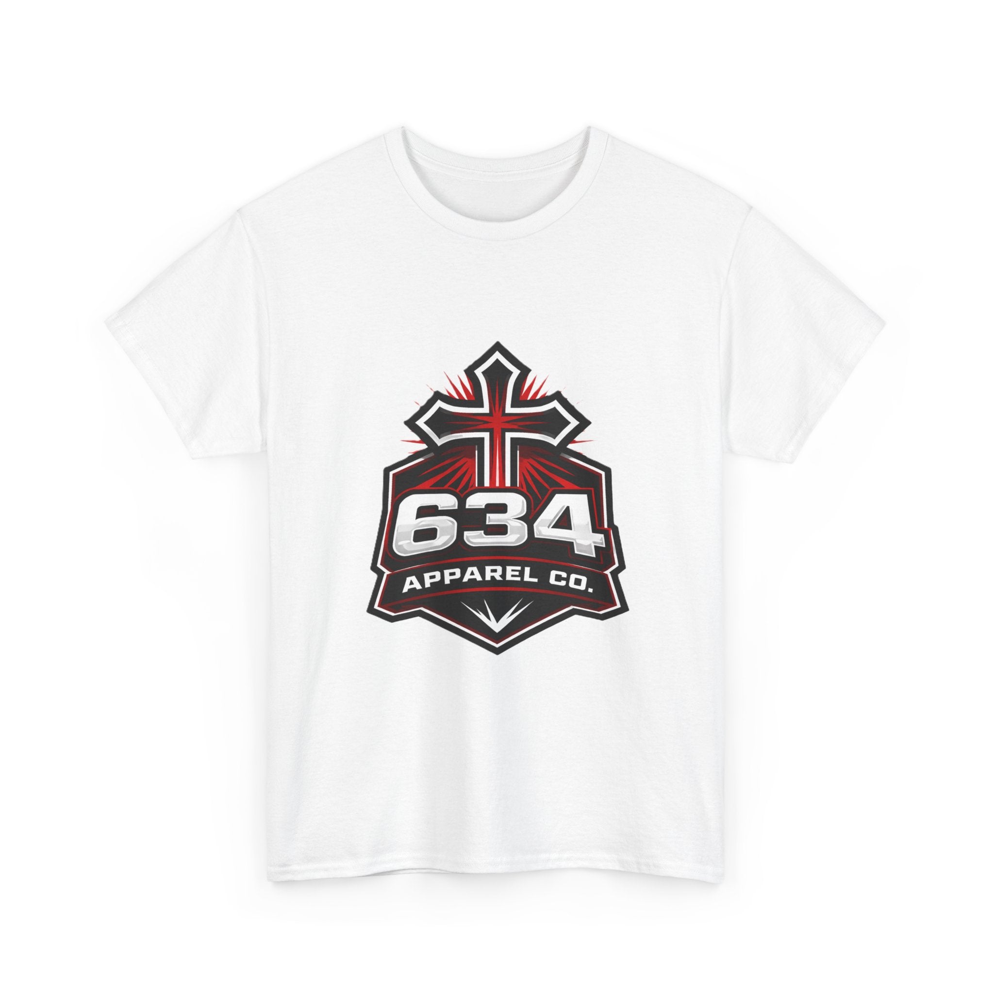 634 Apparel Co. Logo T-Shirt — Cross Shield Graphic Tee