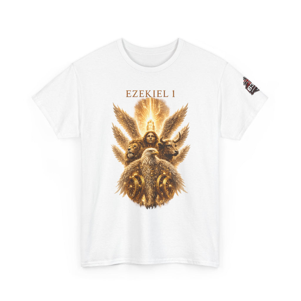 Ezekiel 1 Angel Tee — Bold Biblical Vision Graphic T-Shirt