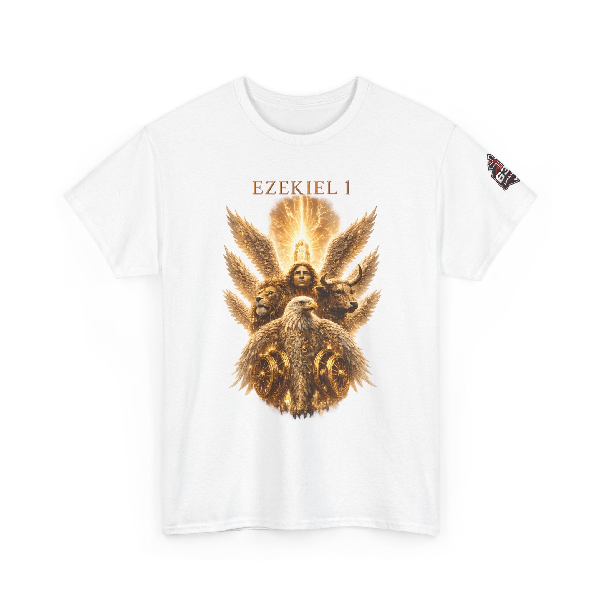 Ezekiel 1 Angel Tee — Bold Biblical Vision Graphic T-Shirt