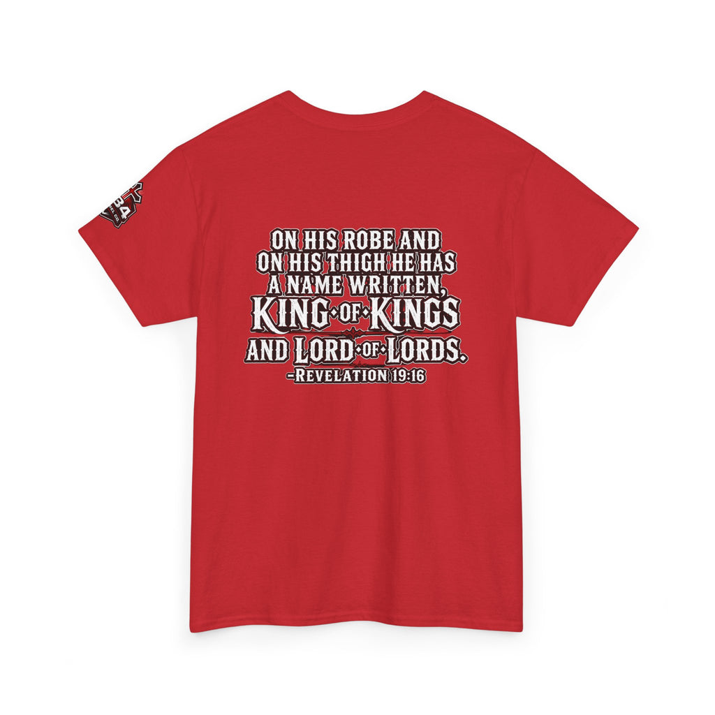 "Christ Is King" Christian T-Shirt — Faith-Based Bible Verse Tee