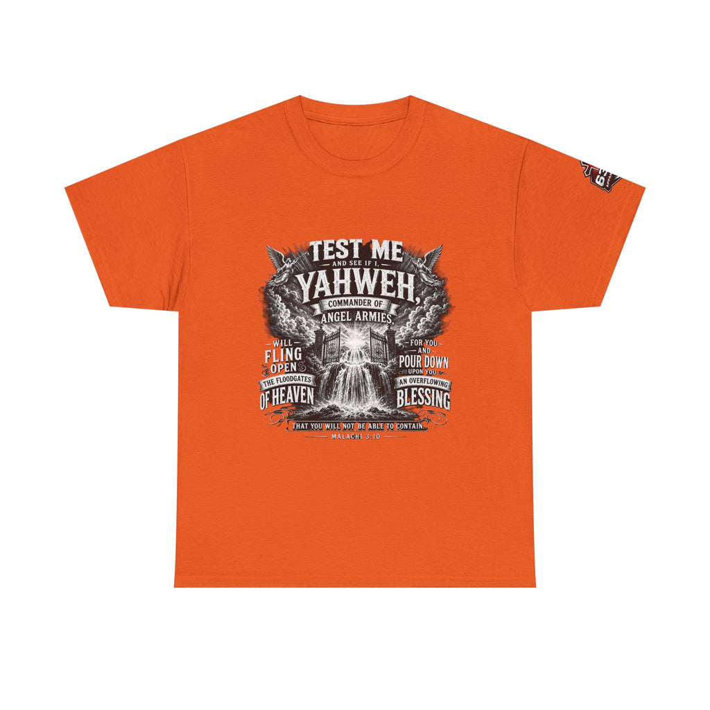 Malachi 3:10 'Open the Floodgates of Heaven' T-Shirt