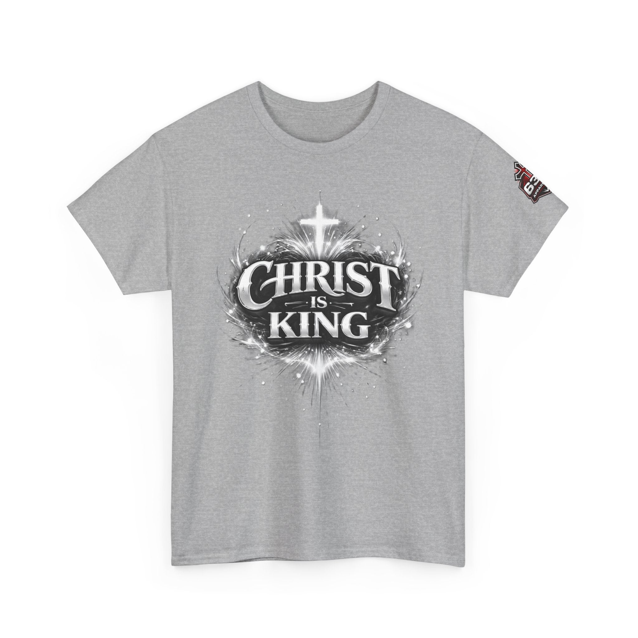"Christ Is King" Christian T-Shirt — Faith-Based Bible Verse Tee