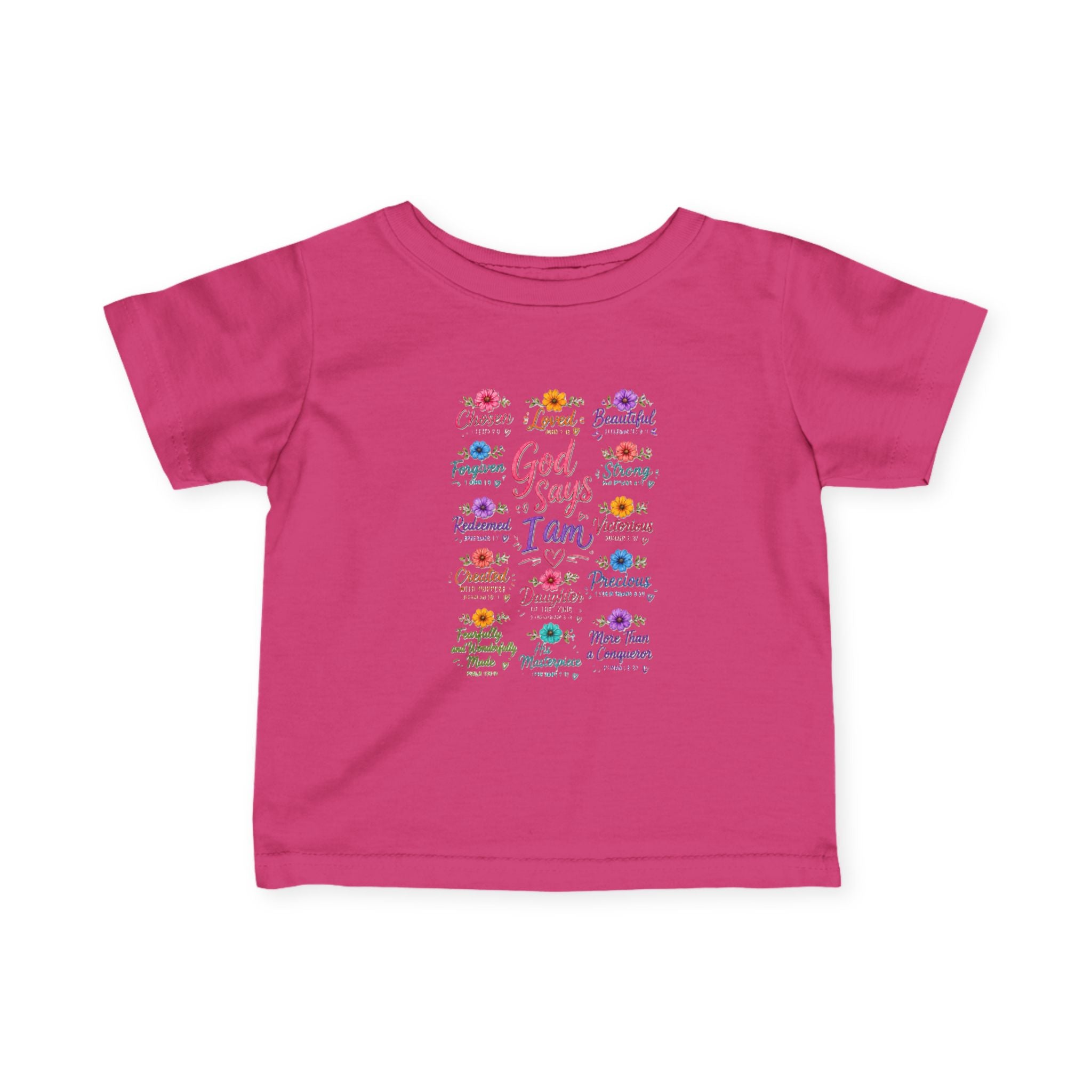 "God Says I Am", Infant & Toddler T Shirt