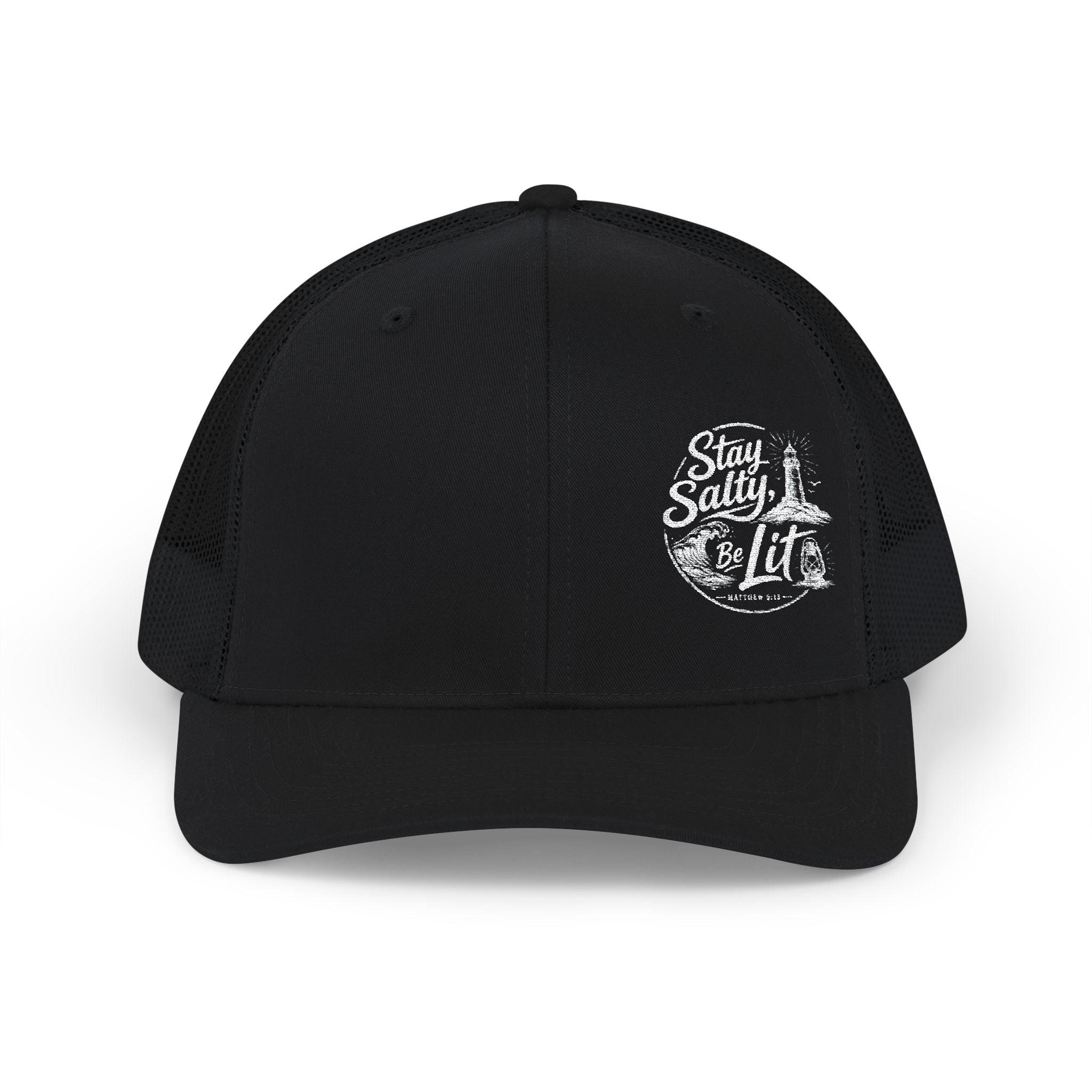 Matthew 5:13-16 "Stay Salty, Be Lit" Snapback Cap