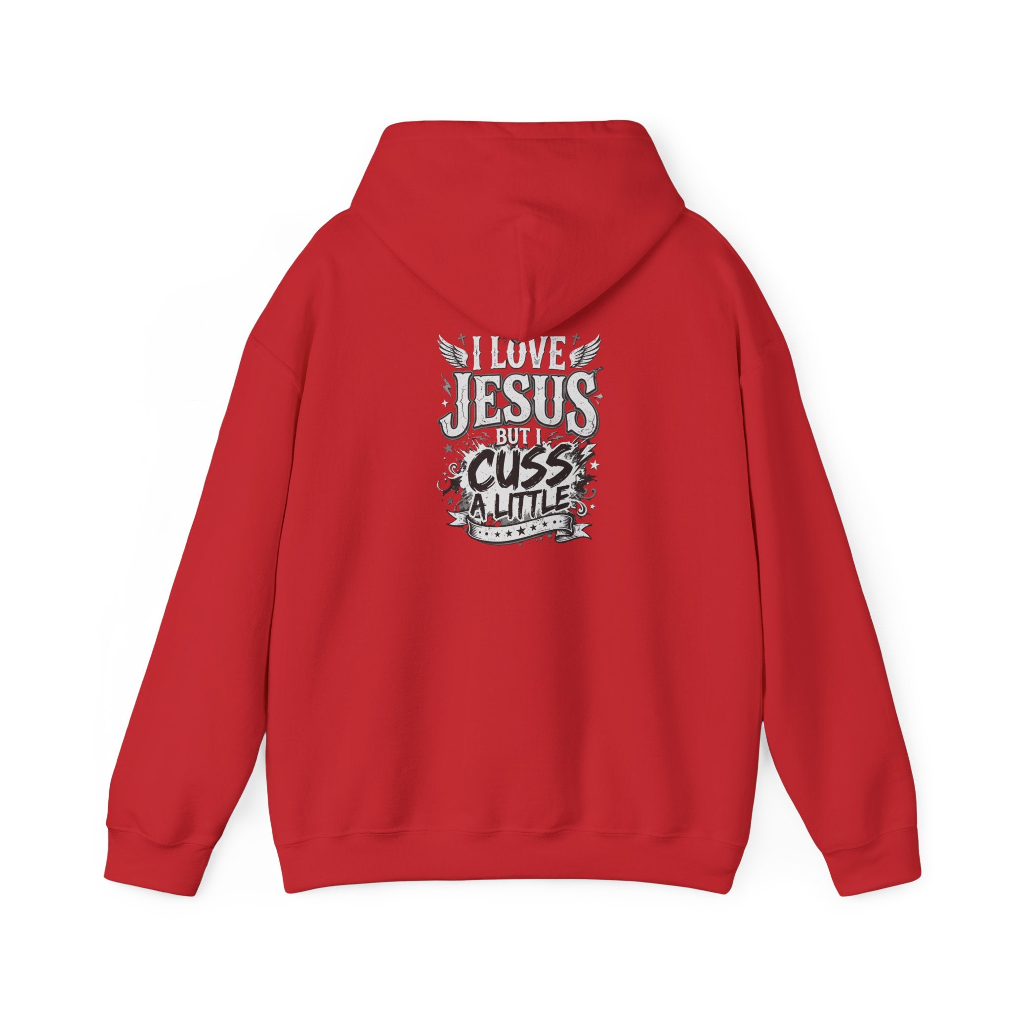I Cuss a Little Christian Hoodie — Cheeky Faith Saying