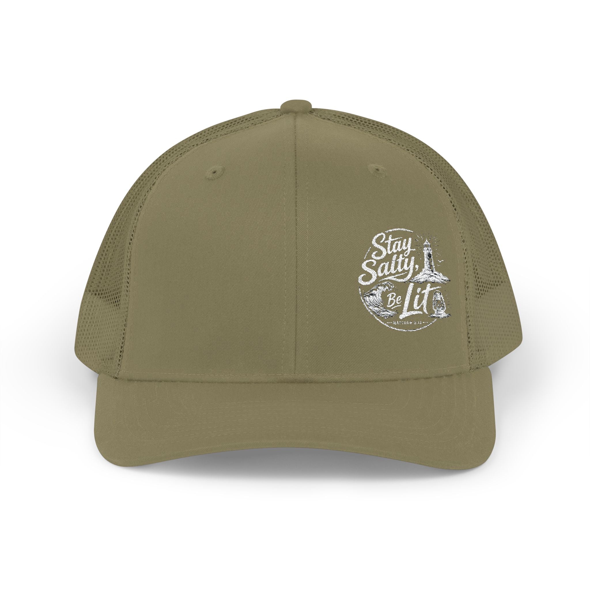 Matthew 5:13-16 "Stay Salty, Be Lit" Snapback Cap