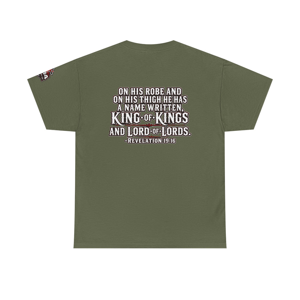"Christ Is King" Christian T-Shirt — Faith-Based Bible Verse Tee