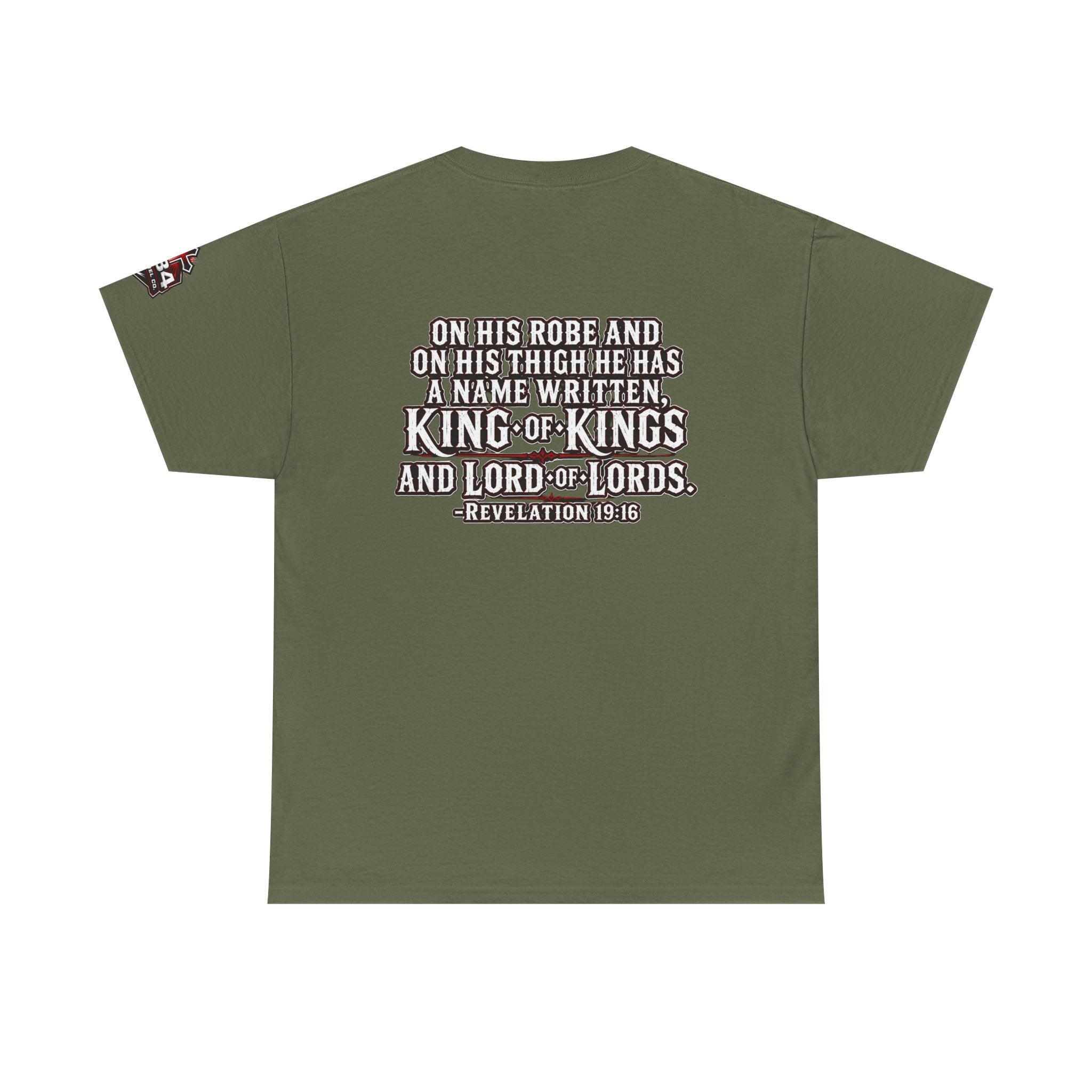 "Christ Is King" Christian T-Shirt — Faith-Based Bible Verse Tee