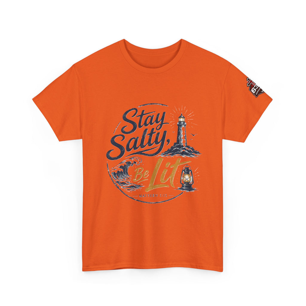 Stay Salty Be Lit Matthew 5:13-16 Christian T-Shirt