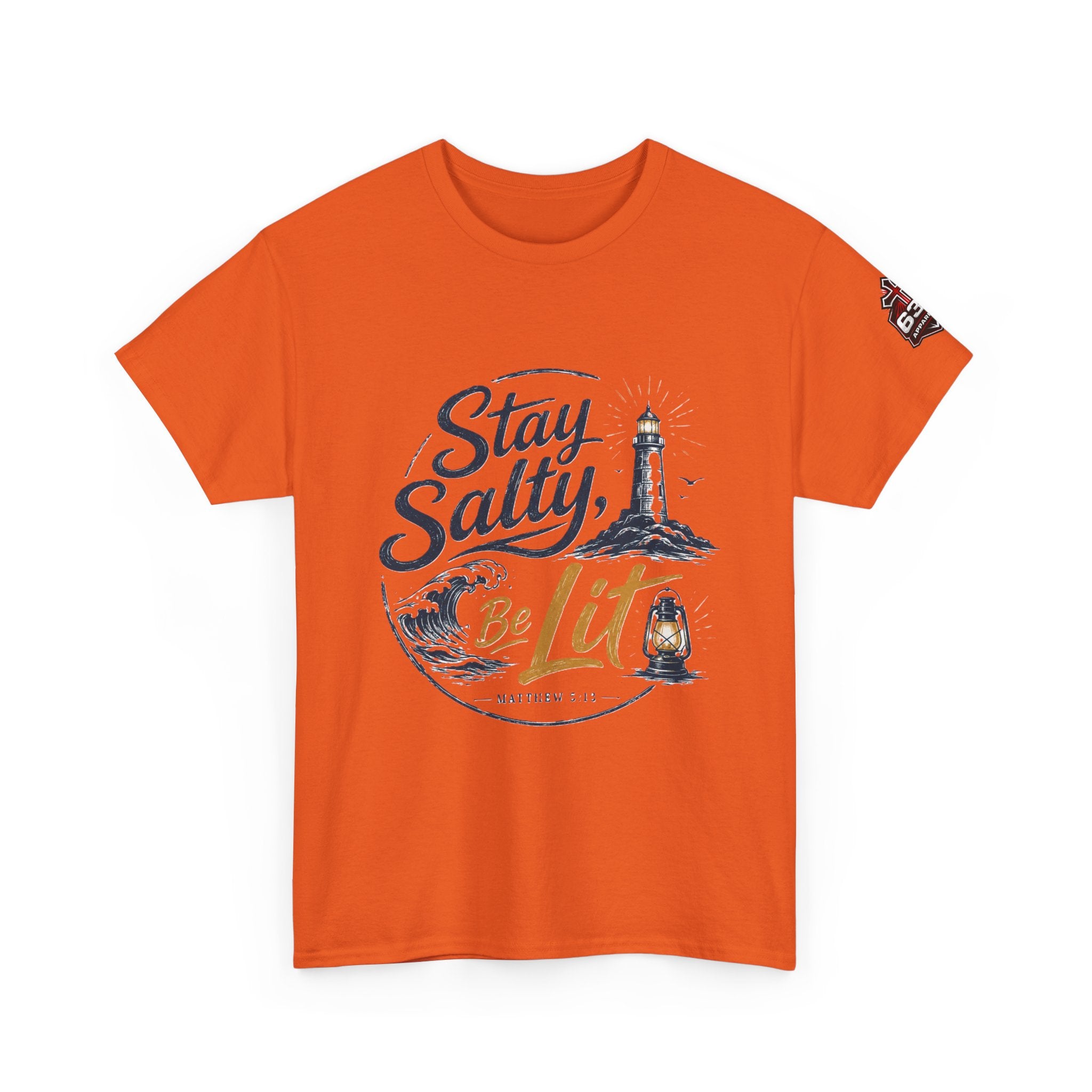 Stay Salty Be Lit Matthew 5:13-16 Christian T-Shirt