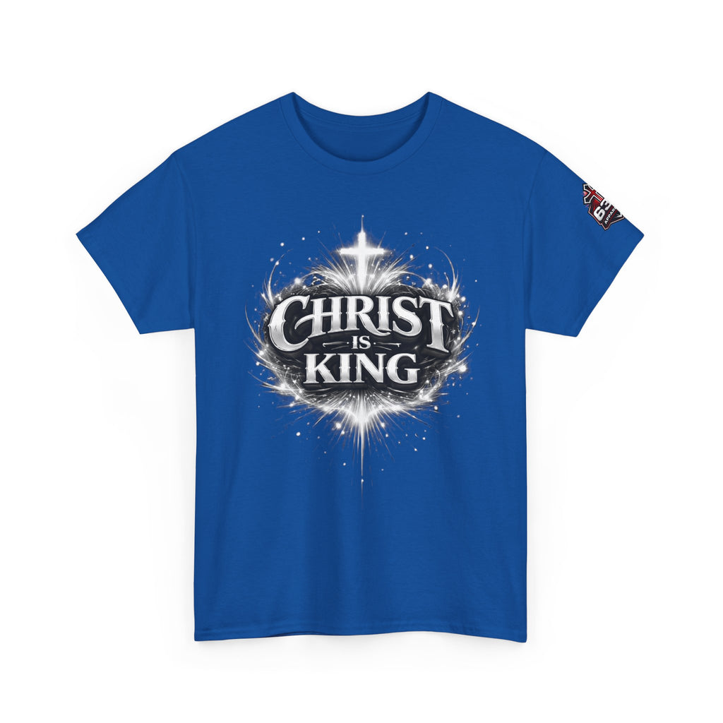 "Christ Is King" Christian T-Shirt — Faith-Based Bible Verse Tee