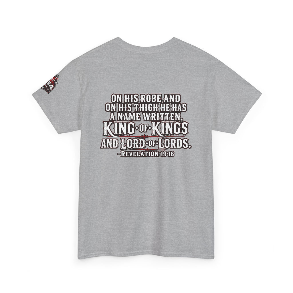 "Christ Is King" Christian T-Shirt — Faith-Based Bible Verse Tee