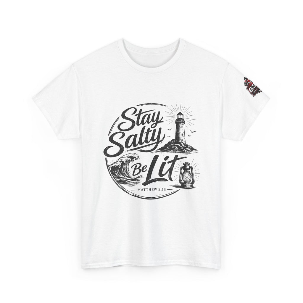 Stay Salty Be Lit Matthew 5:13-16 Christian T-Shirt