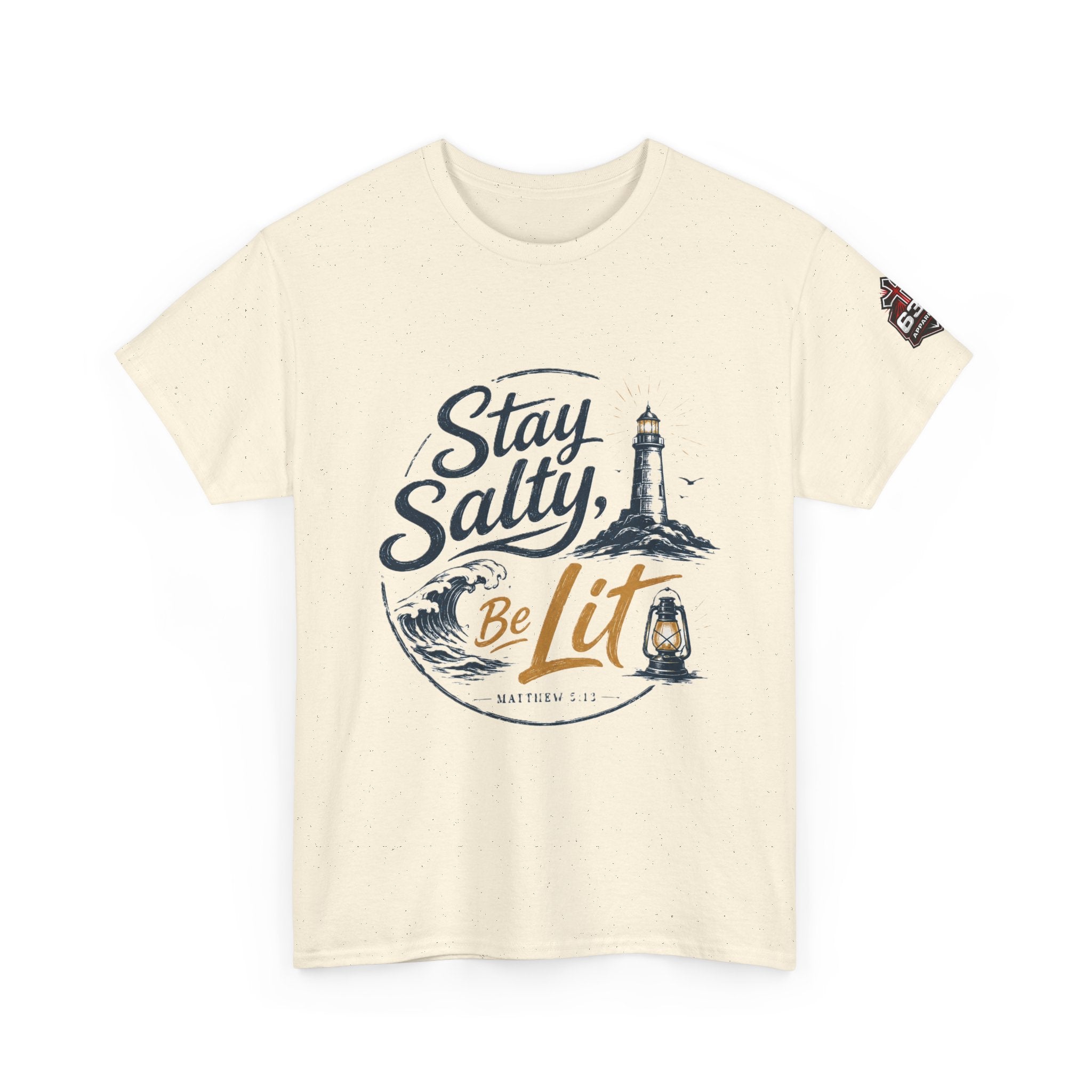 Stay Salty Be Lit Matthew 5:13-16 Christian T-Shirt