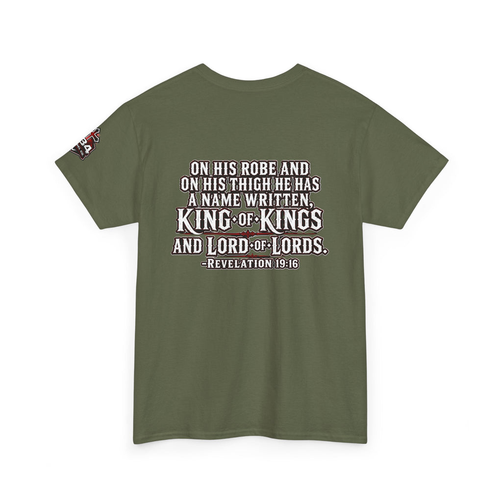 "Christ Is King" Christian T-Shirt — Faith-Based Bible Verse Tee