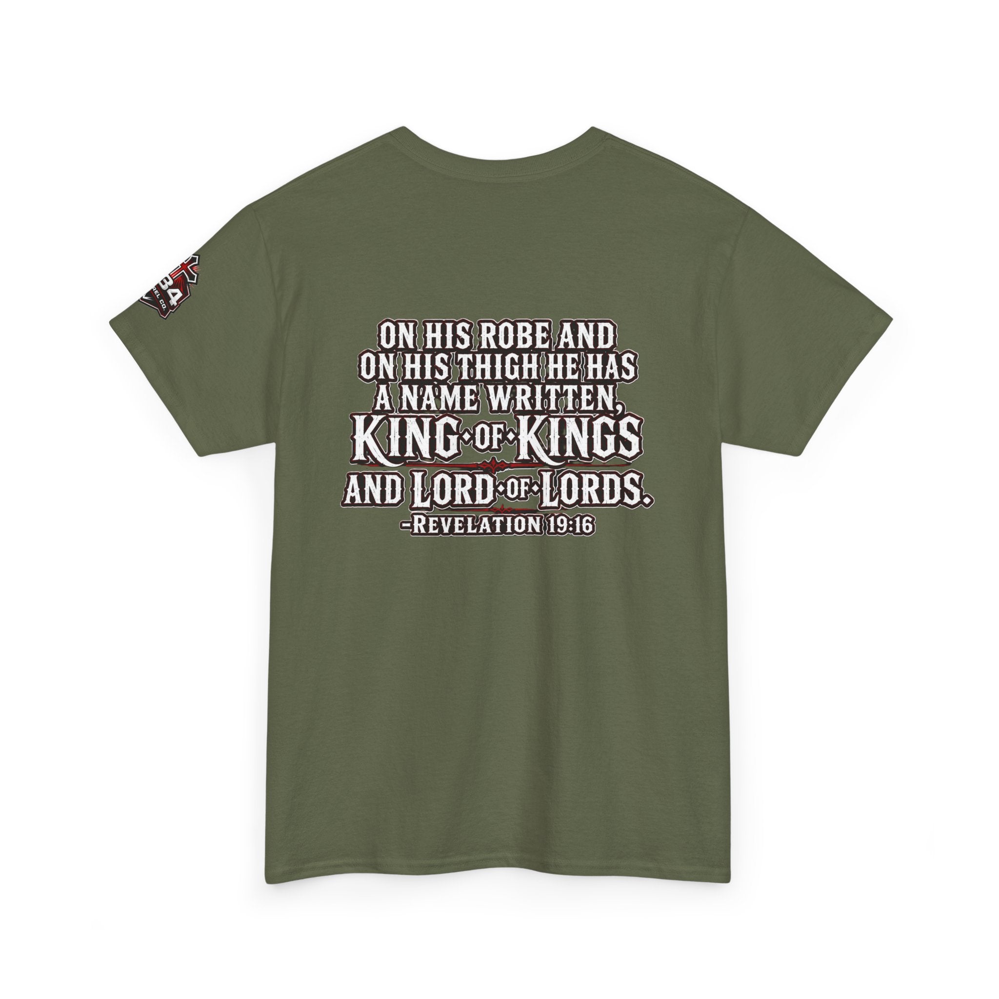 "Christ Is King" Christian T-Shirt — Faith-Based Bible Verse Tee