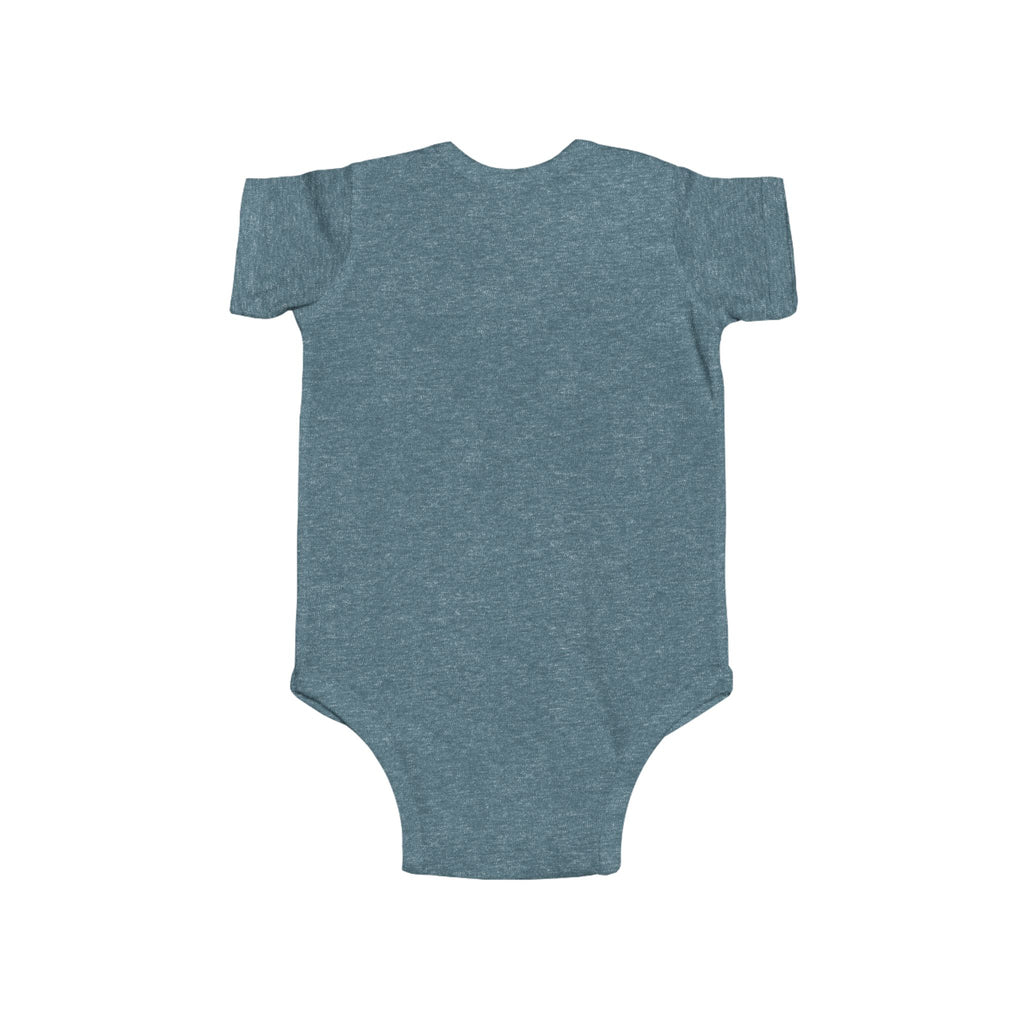 Infant Bodysuit — "Be Still and Know" Psalm 46:10 Floral Baby Onesie
