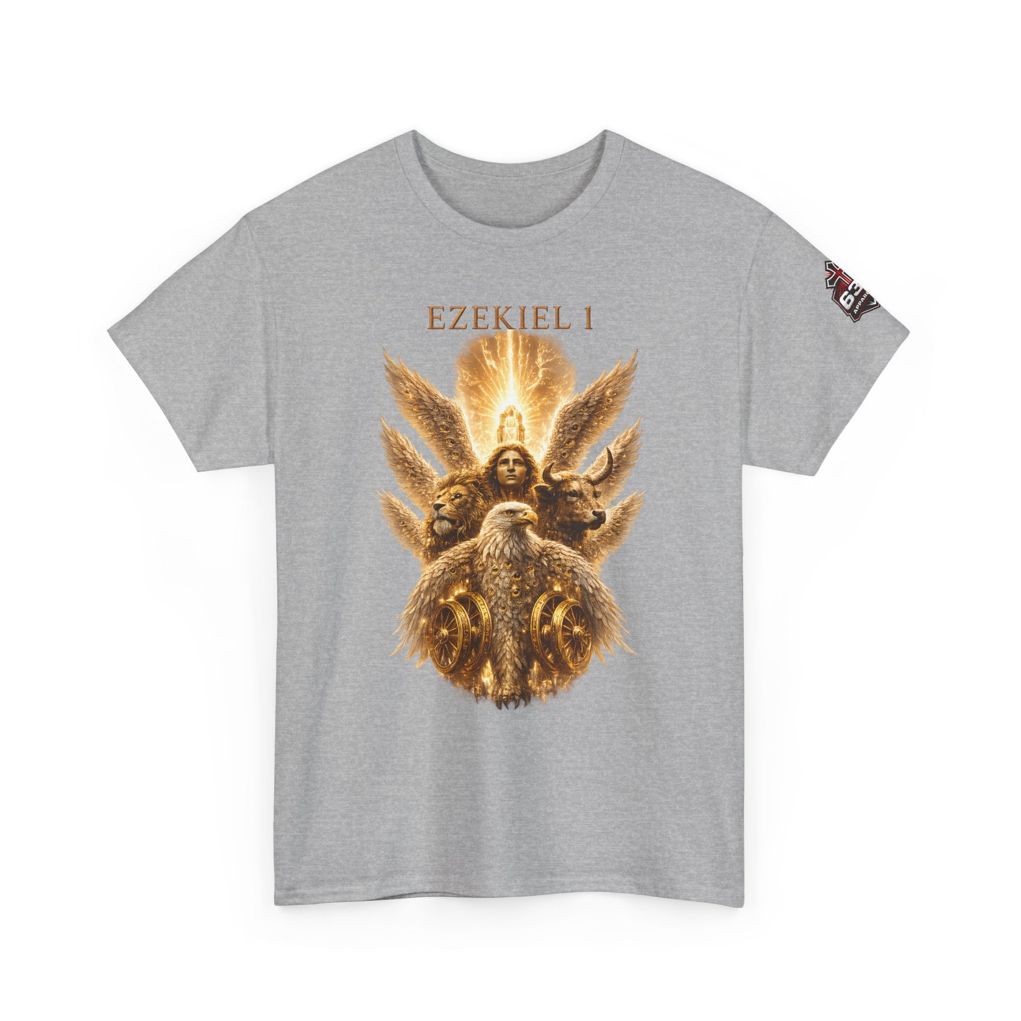 Ezekiel 1 Angel Tee — Bold Biblical Vision Graphic T-Shirt