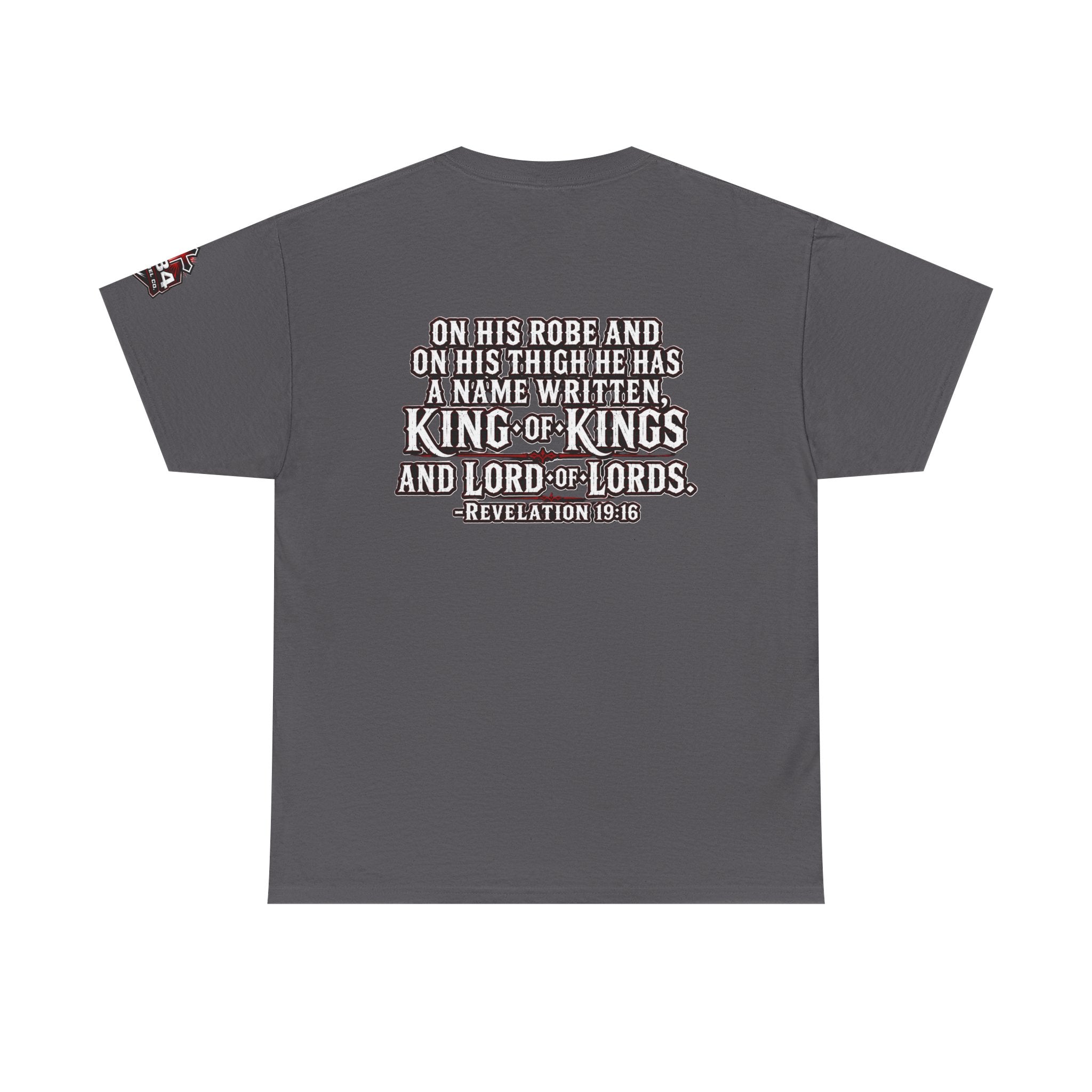 "Christ Is King" Christian T-Shirt — Faith-Based Bible Verse Tee