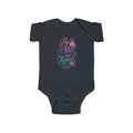 Infant Bodysuit — "Be Still and Know" Psalm 46:10 Floral Baby Onesie