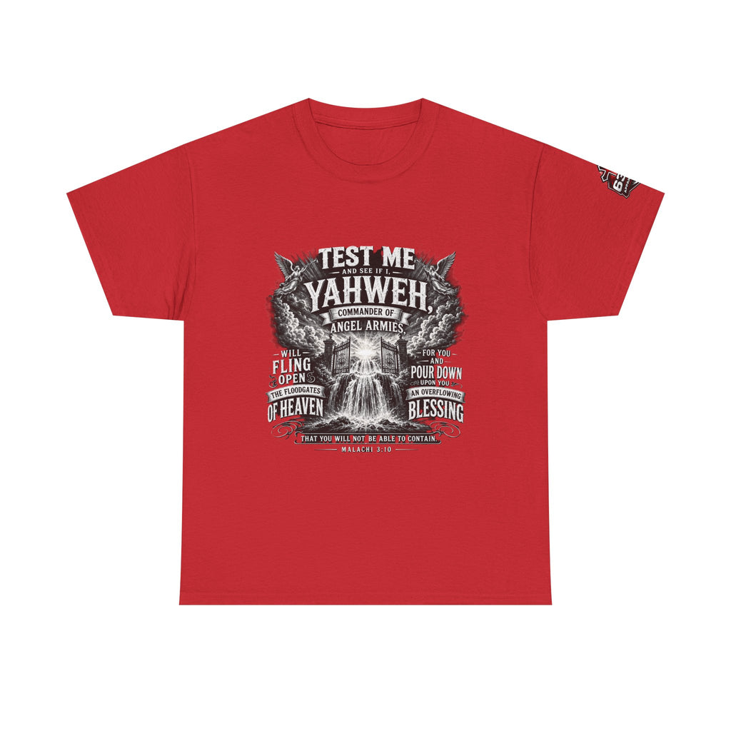 Malachi 3:10 'Open the Floodgates of Heaven' T-Shirt