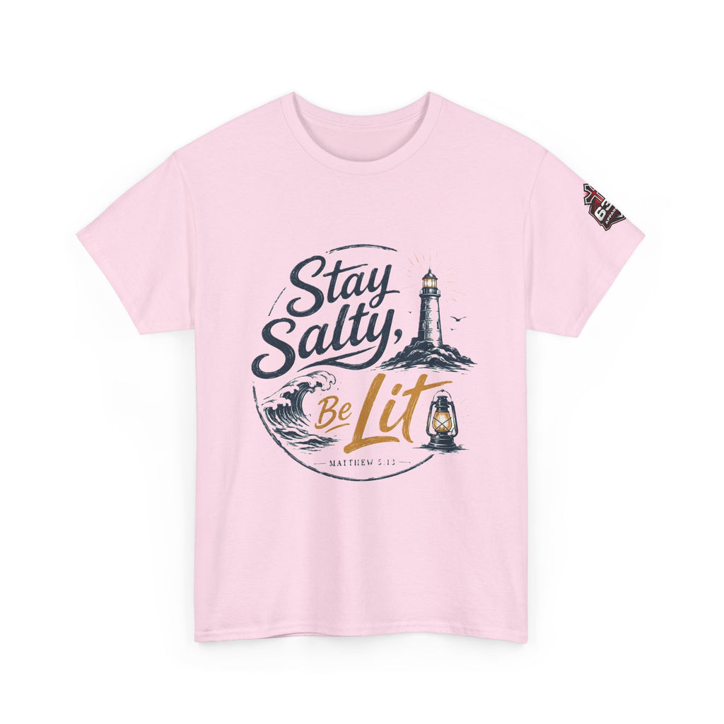 Stay Salty Be Lit Matthew 5:13-16 Christian T-Shirt