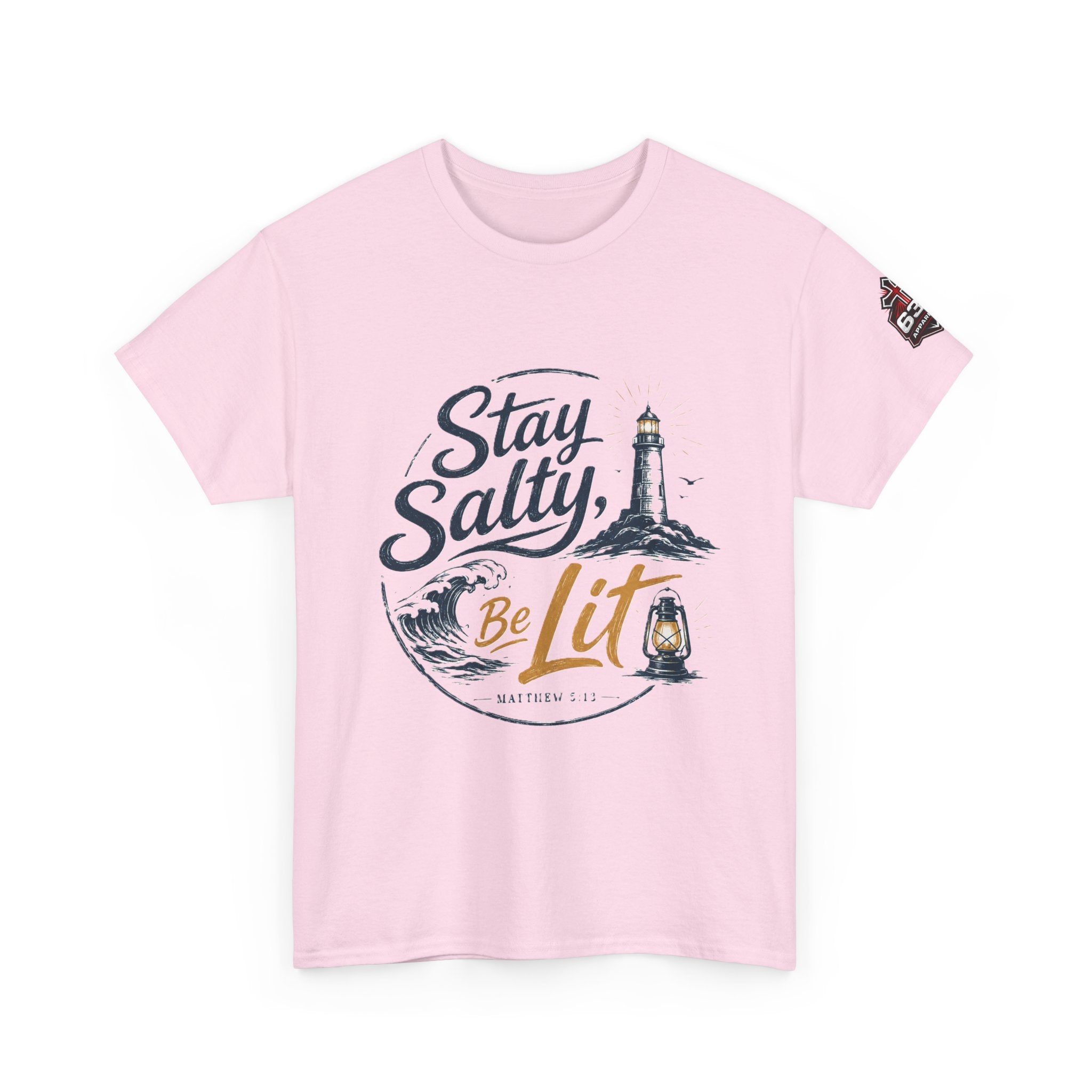 Stay Salty Be Lit Matthew 5:13-16 Christian T-Shirt