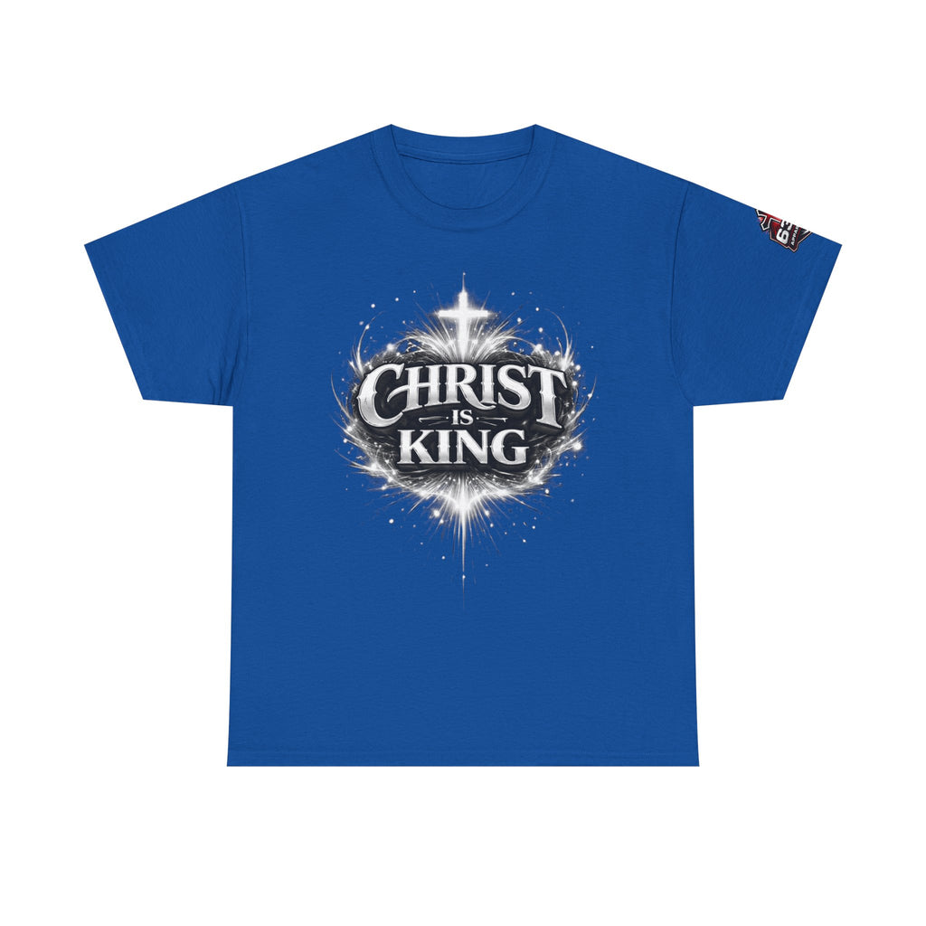 "Christ Is King" Christian T-Shirt — Faith-Based Bible Verse Tee