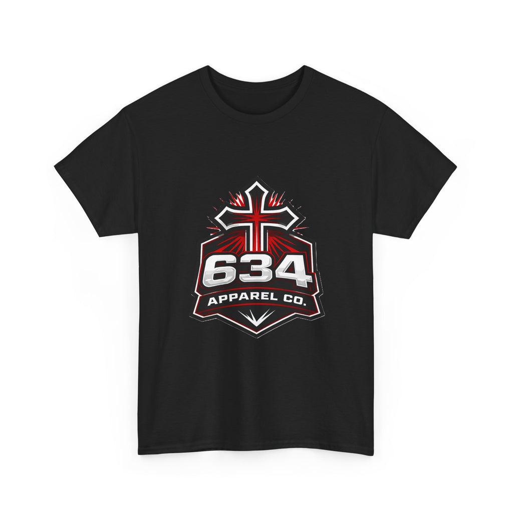 634 Apparel Co. Logo T-Shirt — Cross Shield Graphic Tee