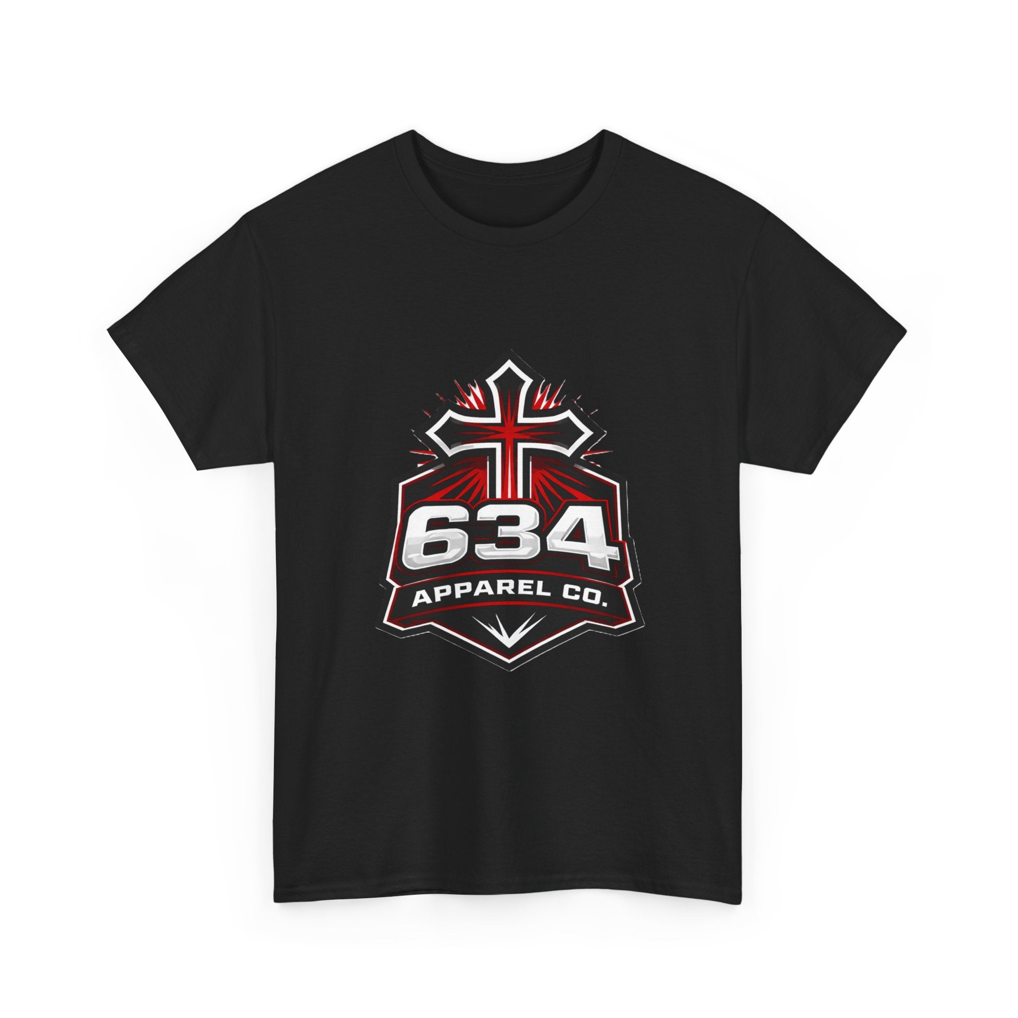 634 Apparel Co. Logo T-Shirt — Cross Shield Graphic Tee