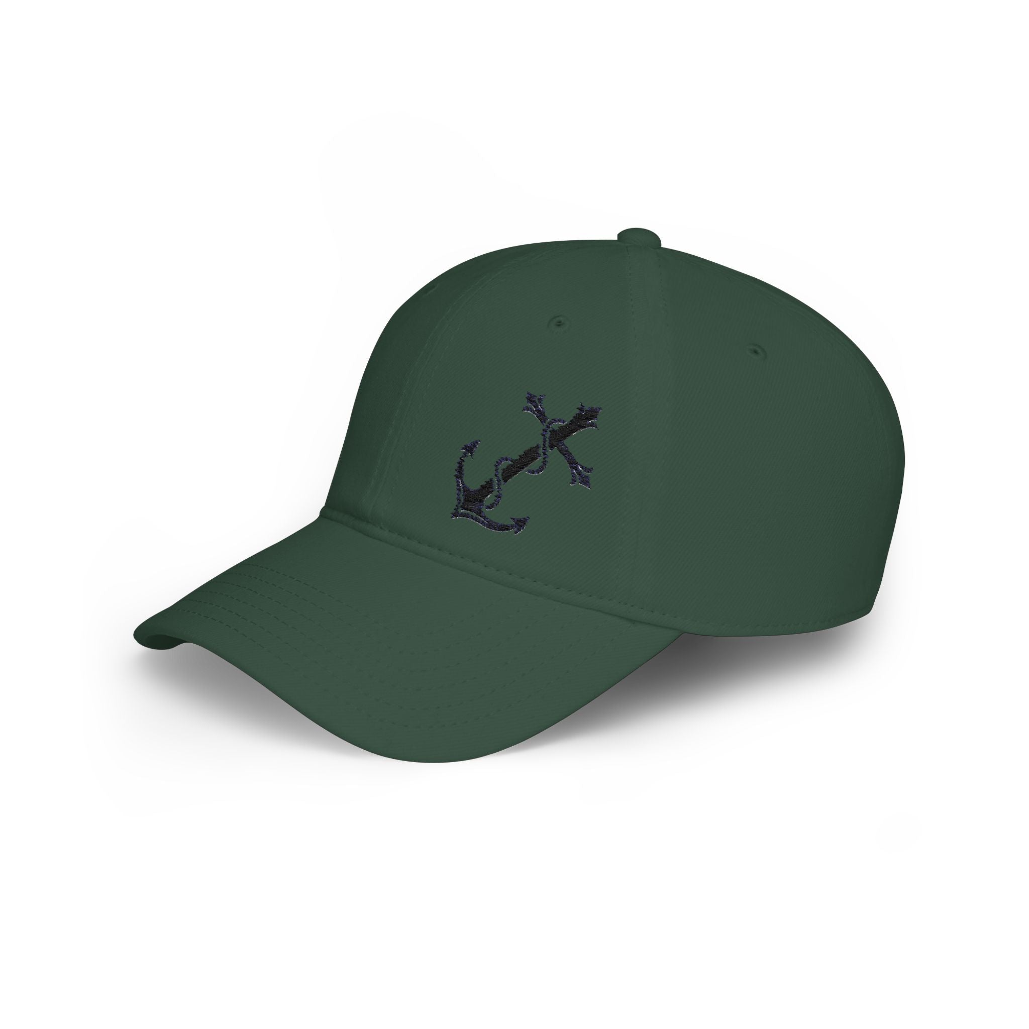 Jesus Is My Anchor Cap — Cross & Anchor Low Profile Baseball Hat