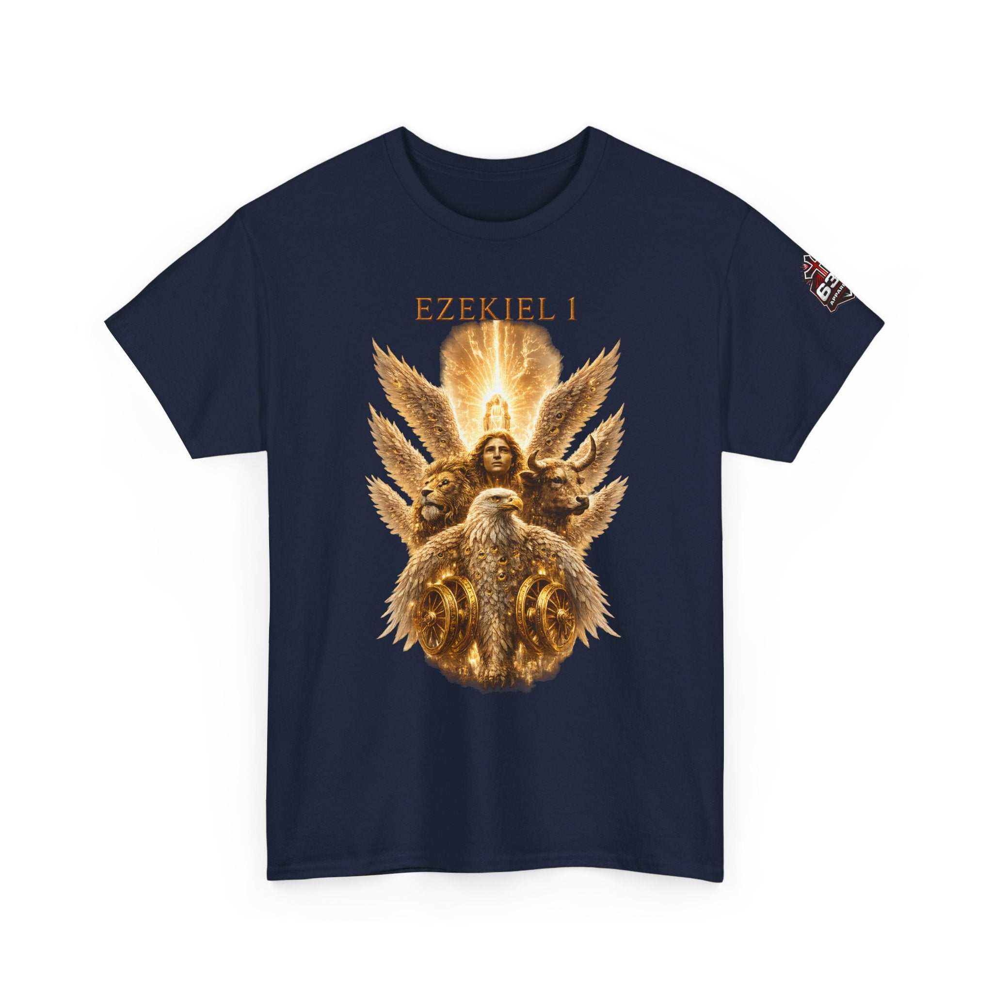 Ezekiel 1 Angel Tee — Bold Biblical Vision Graphic T-Shirt