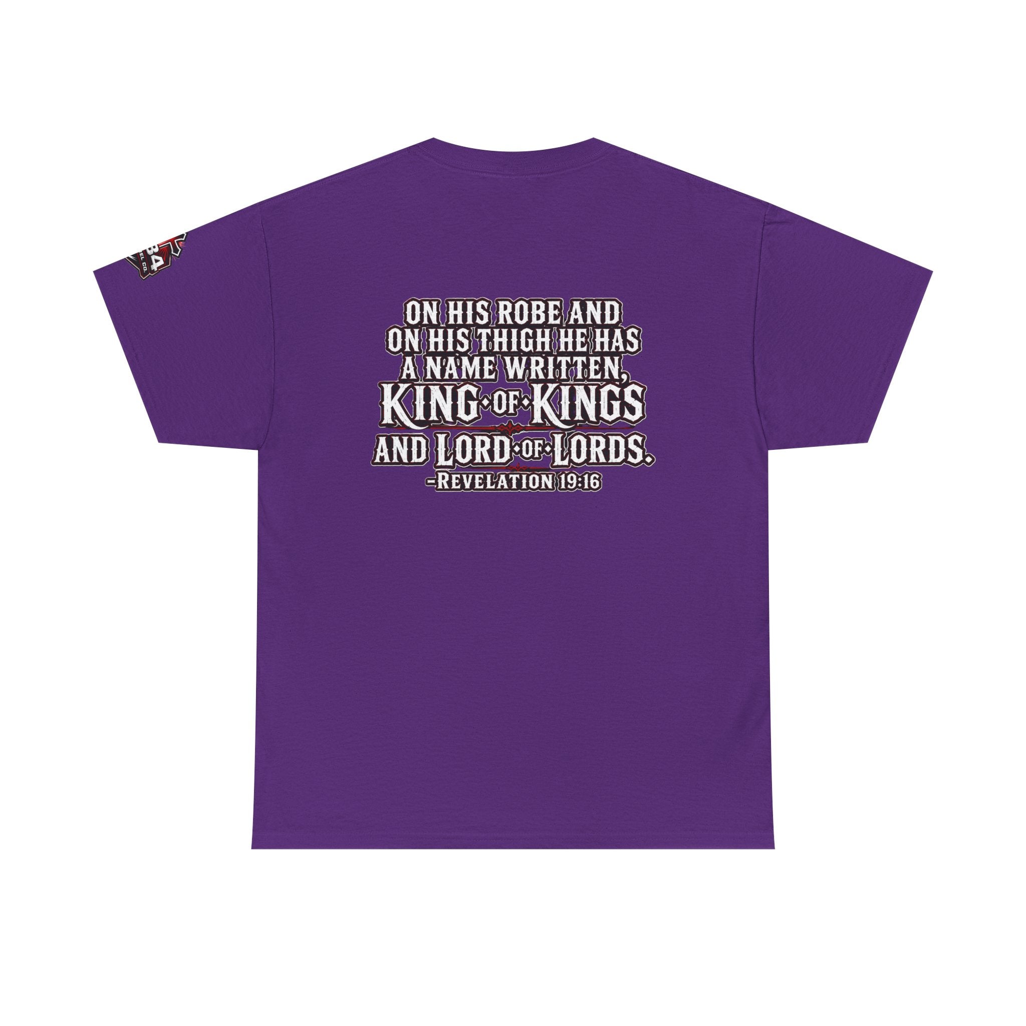 "Christ Is King" Christian T-Shirt — Faith-Based Bible Verse Tee