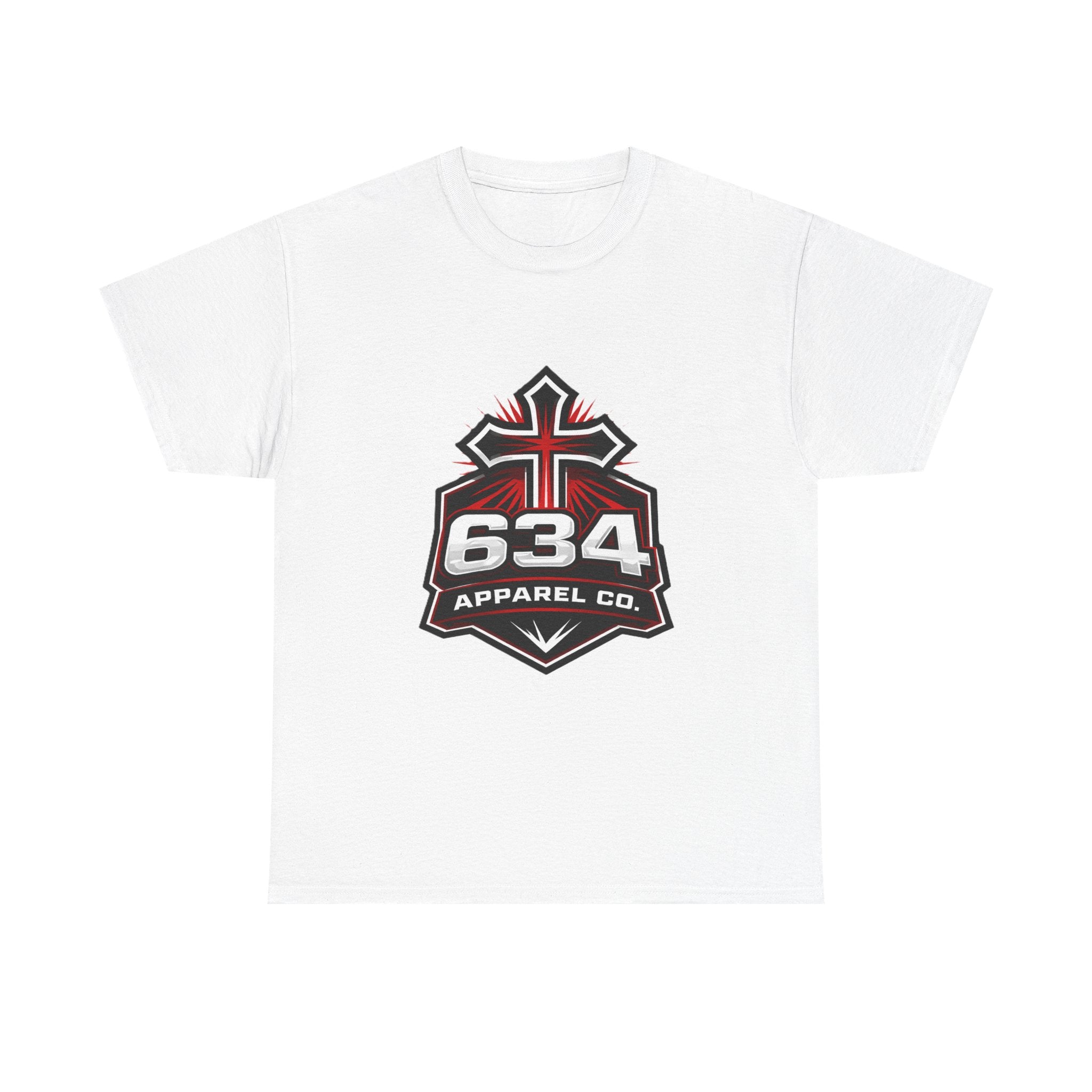 634 Apparel Co. Logo T-Shirt — Cross Shield Graphic Tee