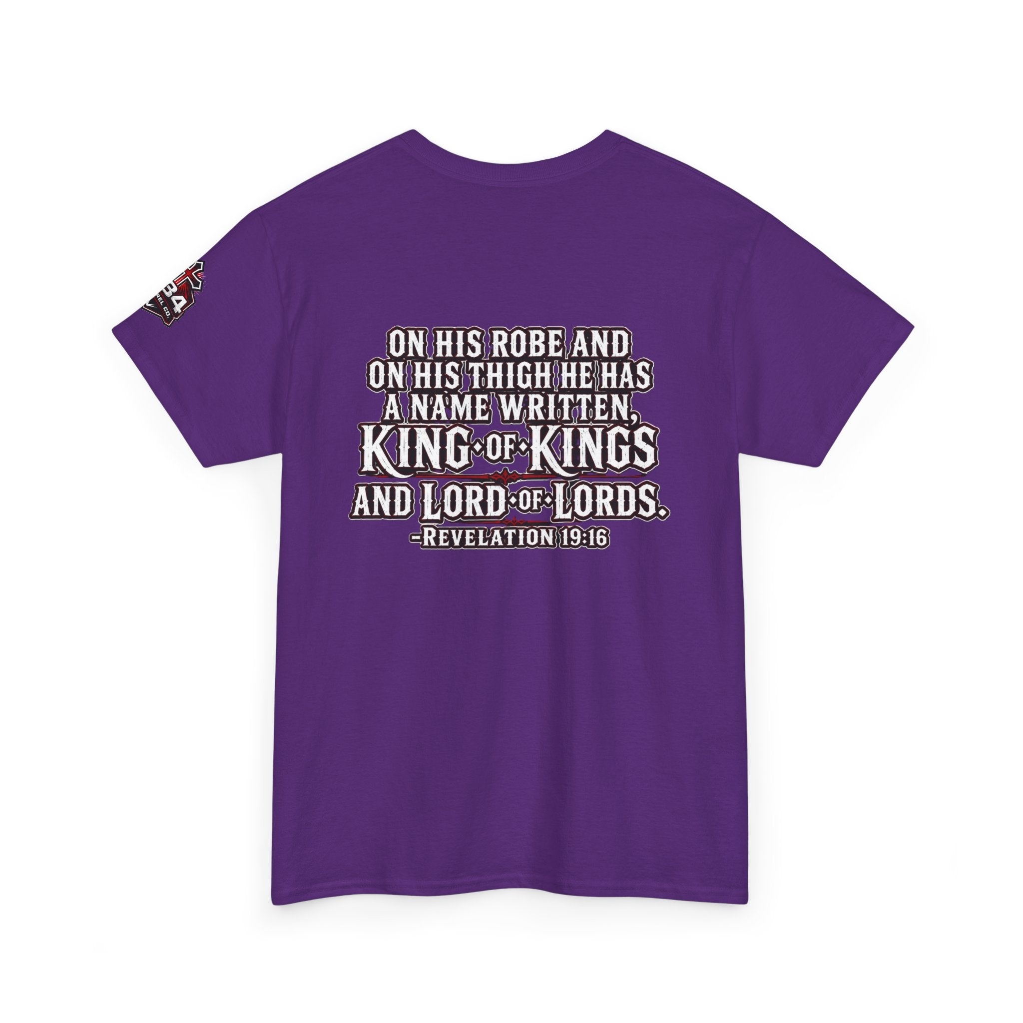 "Christ Is King" Christian T-Shirt — Faith-Based Bible Verse Tee