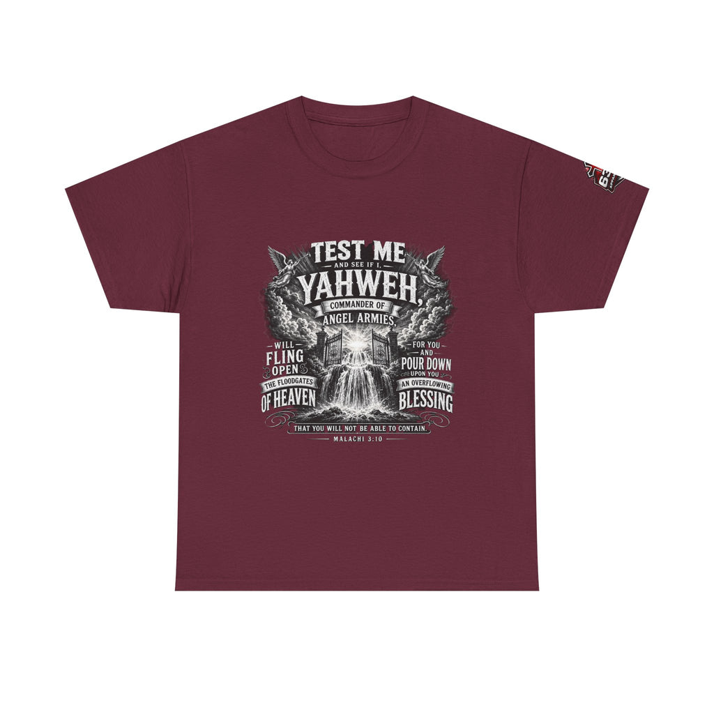 Malachi 3:10 'Open the Floodgates of Heaven' T-Shirt