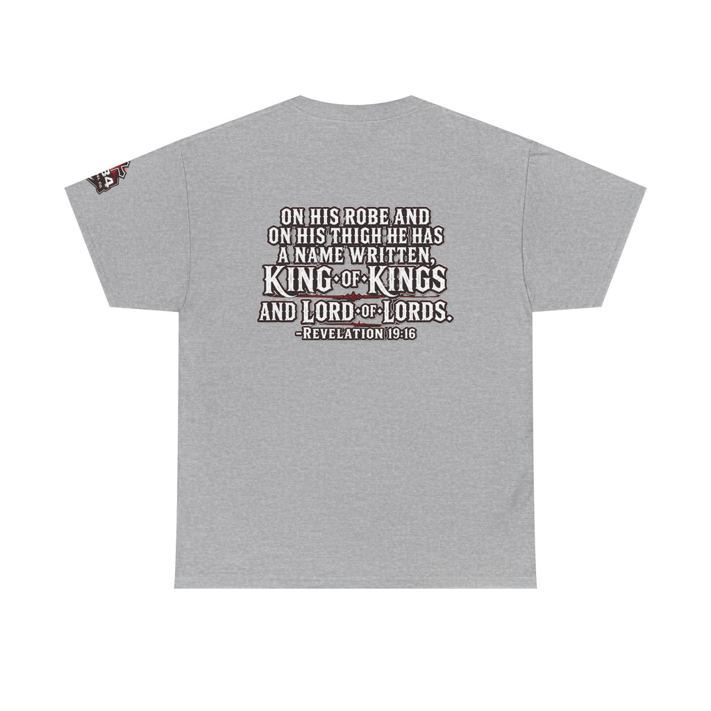 "Christ Is King" Christian T-Shirt — Faith-Based Bible Verse Tee