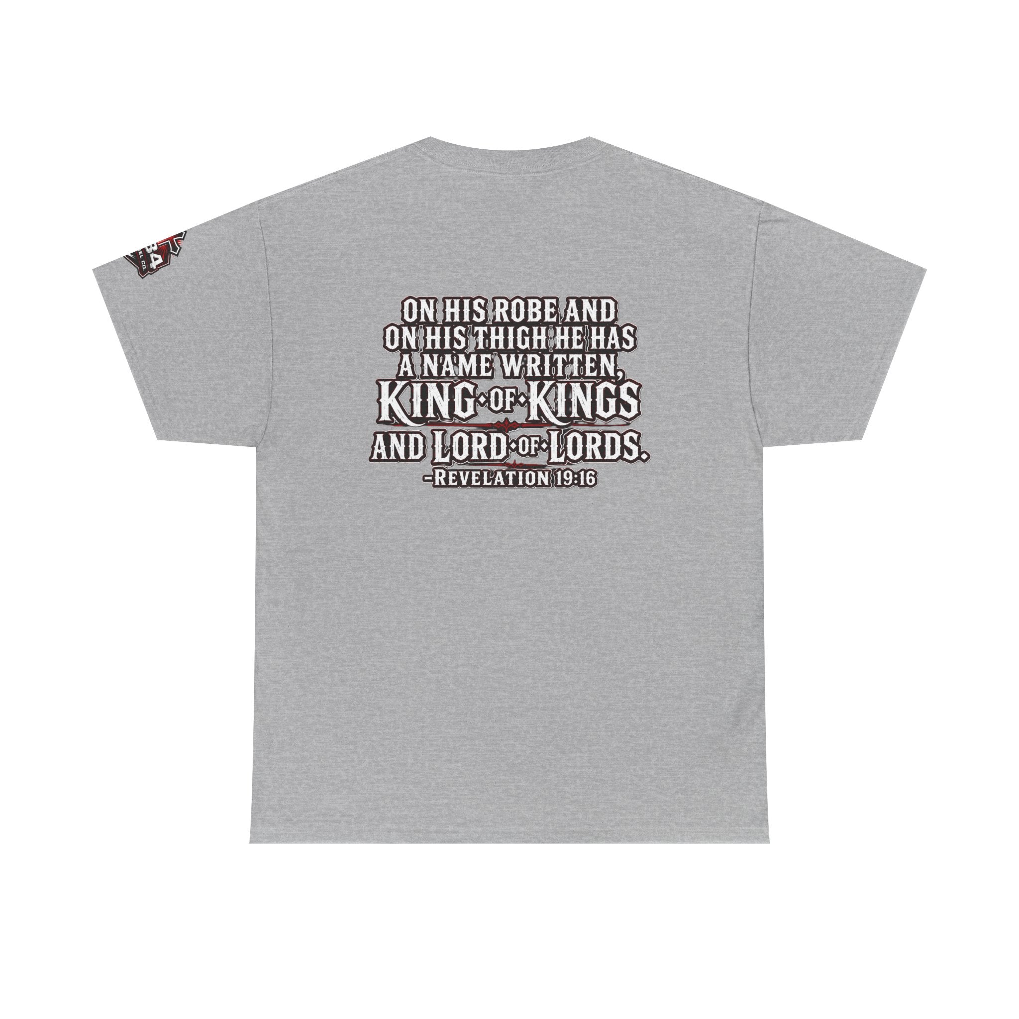 "Christ Is King" Christian T-Shirt — Faith-Based Bible Verse Tee