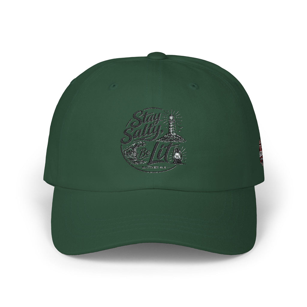 Classic Dad Cap — "Stay Salty Be Lit" Matthew 5:13-16 Embroidered Hat