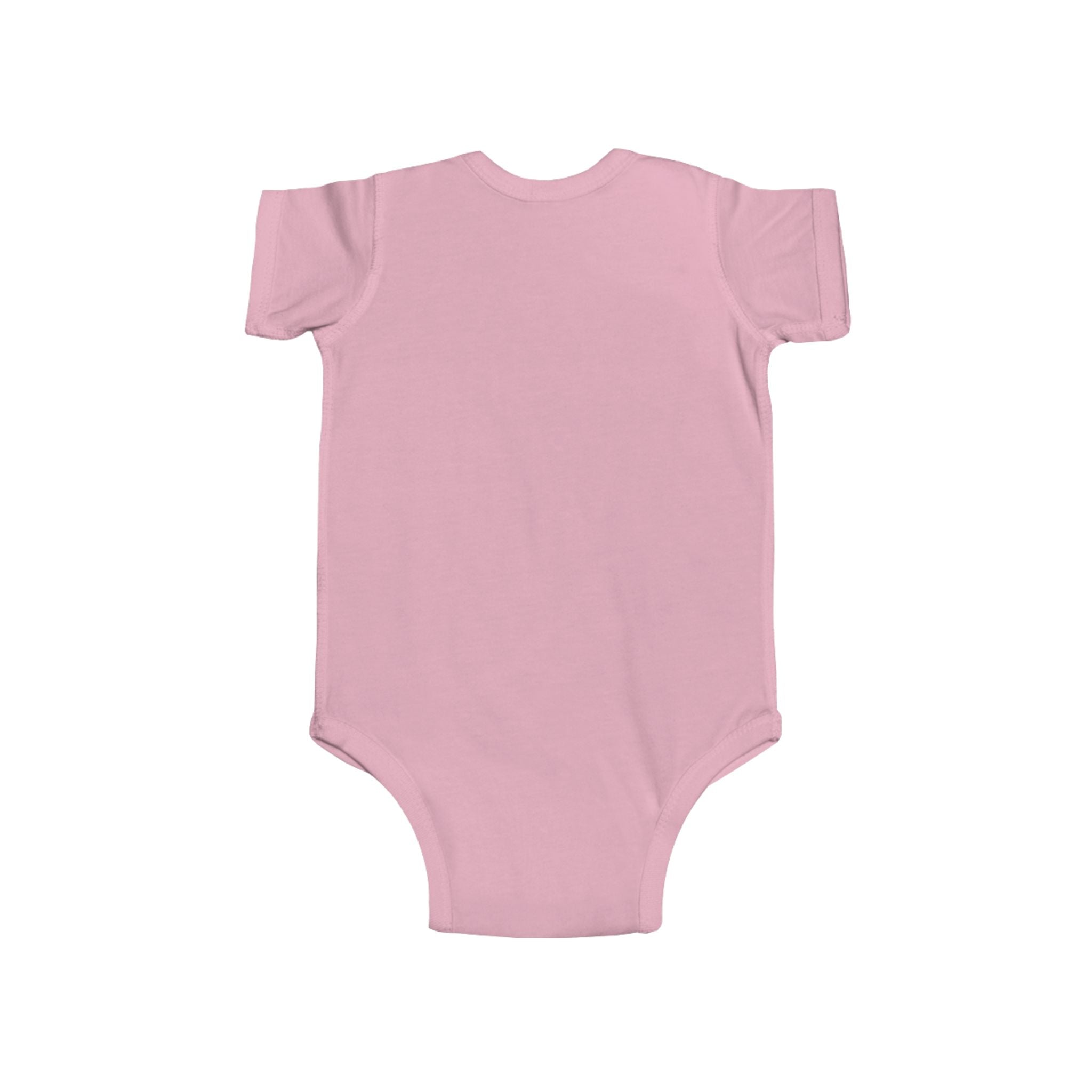 Infant Bodysuit — "Trust God Today" Pink Cross Baby Onesie