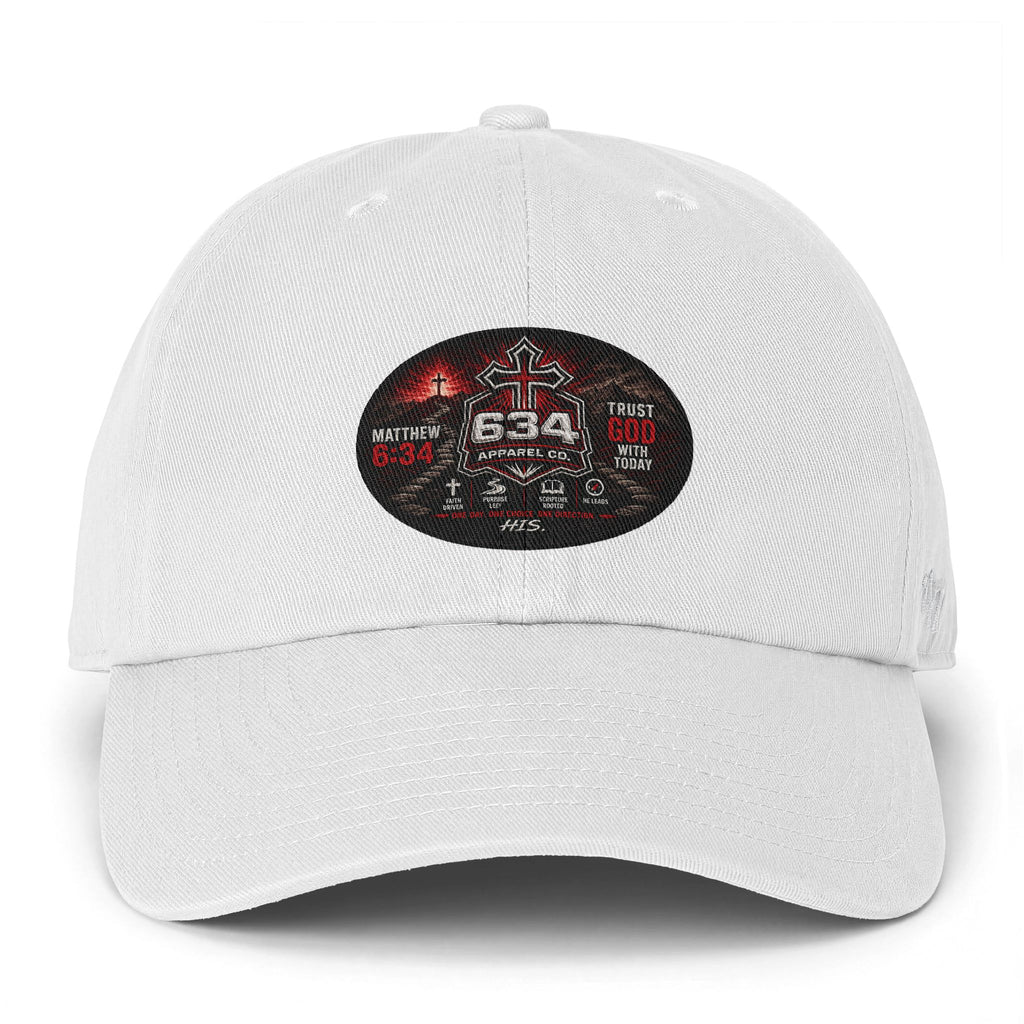 Trust God with Today— 634 Apparel Matthew 6:34 Cap