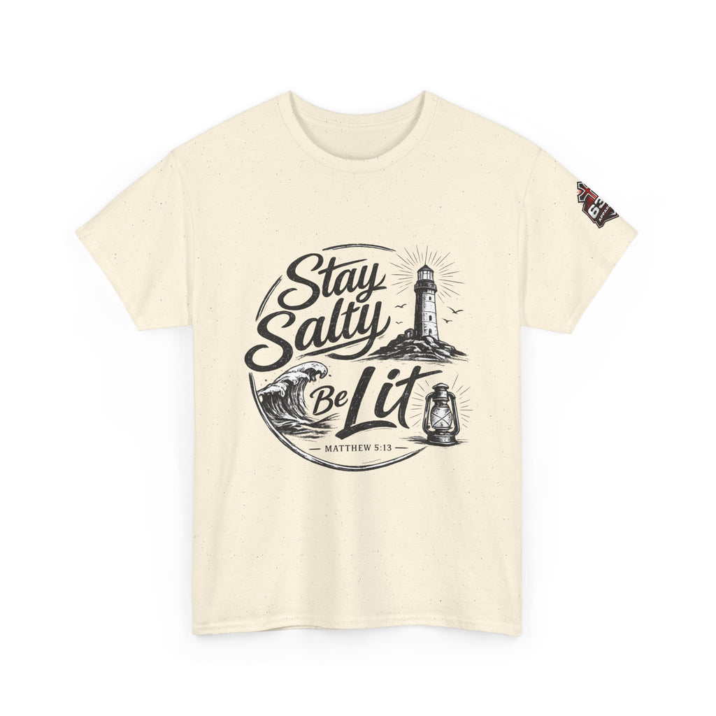 Stay Salty Be Lit Matthew 5:13-16 Christian T-Shirt