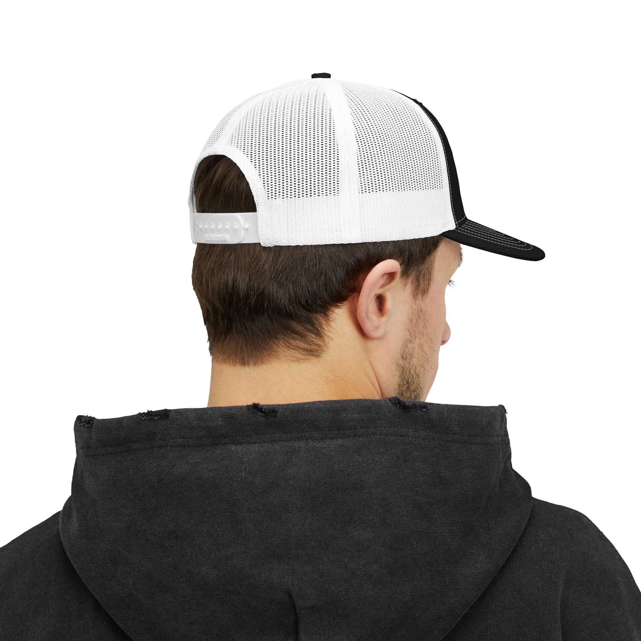 Christian Anchor Cross Snapback Trucker Cap – "Jesus is Our Anchor"
