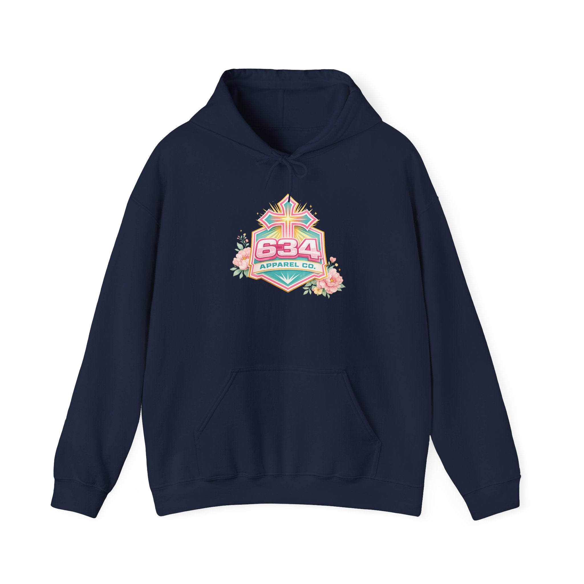 Floral Embrace Impossibilities Hooded Sweatshirt — Inspirational 'Expect to See Miracles' Quote