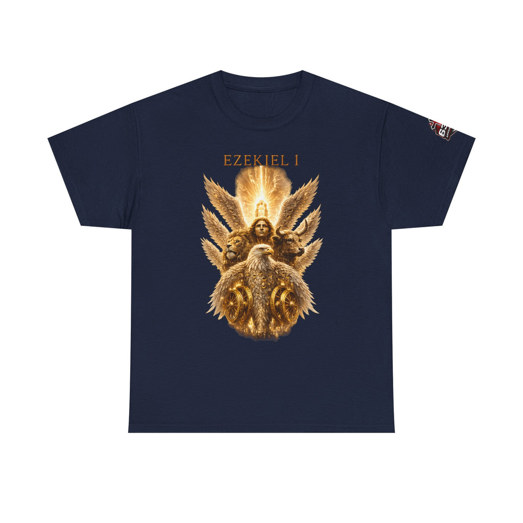 Ezekiel 1 Angel Tee — Bold Biblical Vision Graphic T-Shirt
