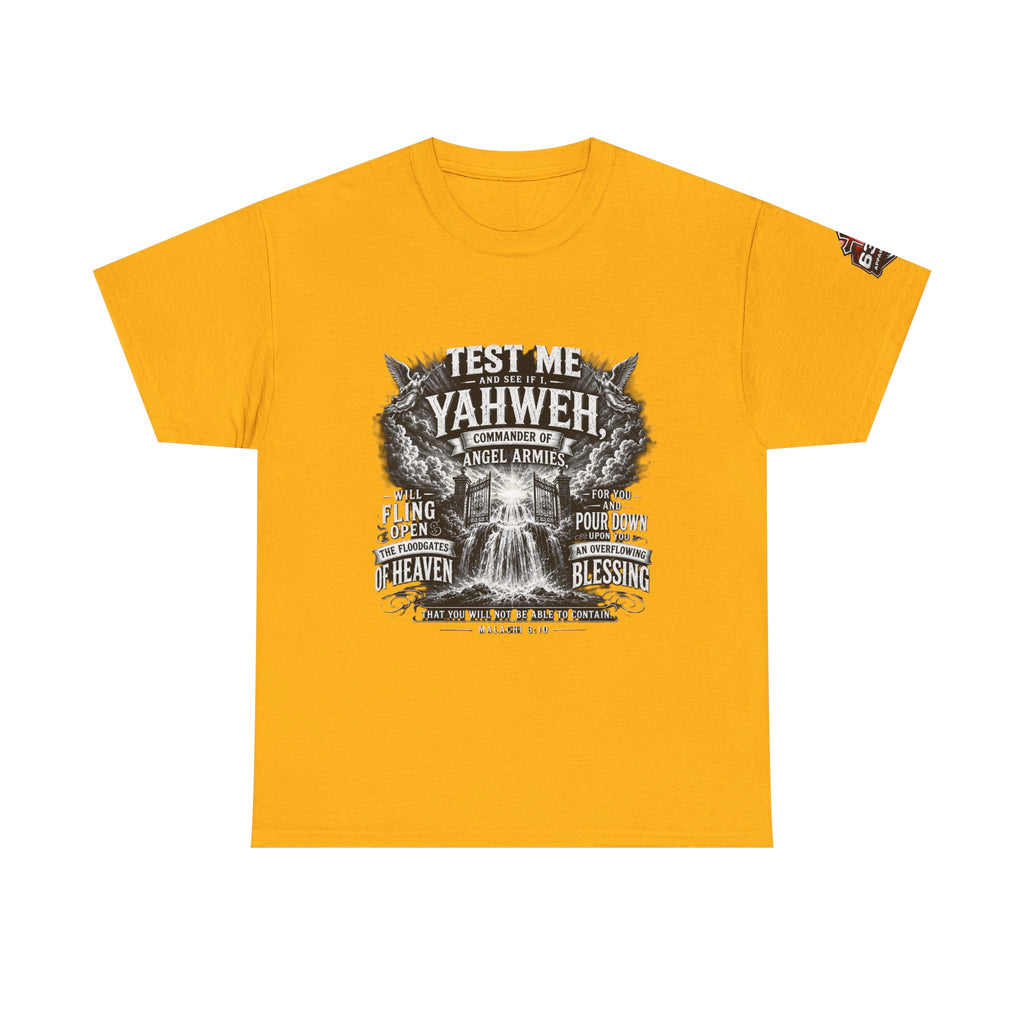 Malachi 3:10 'Open the Floodgates of Heaven' T-Shirt