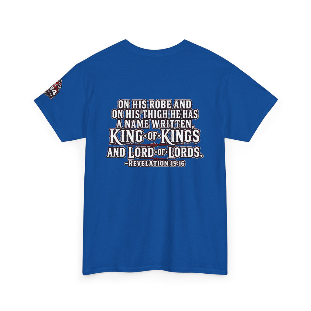 "Christ Is King" Christian T-Shirt — Faith-Based Bible Verse Tee