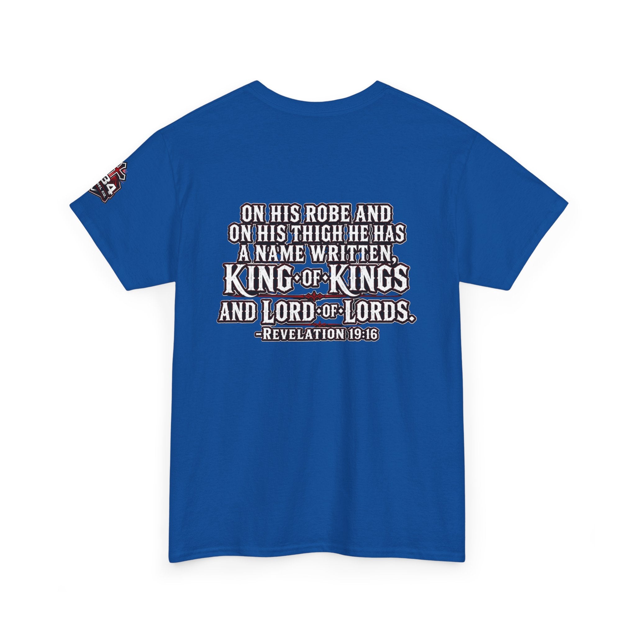 "Christ Is King" Christian T-Shirt — Faith-Based Bible Verse Tee